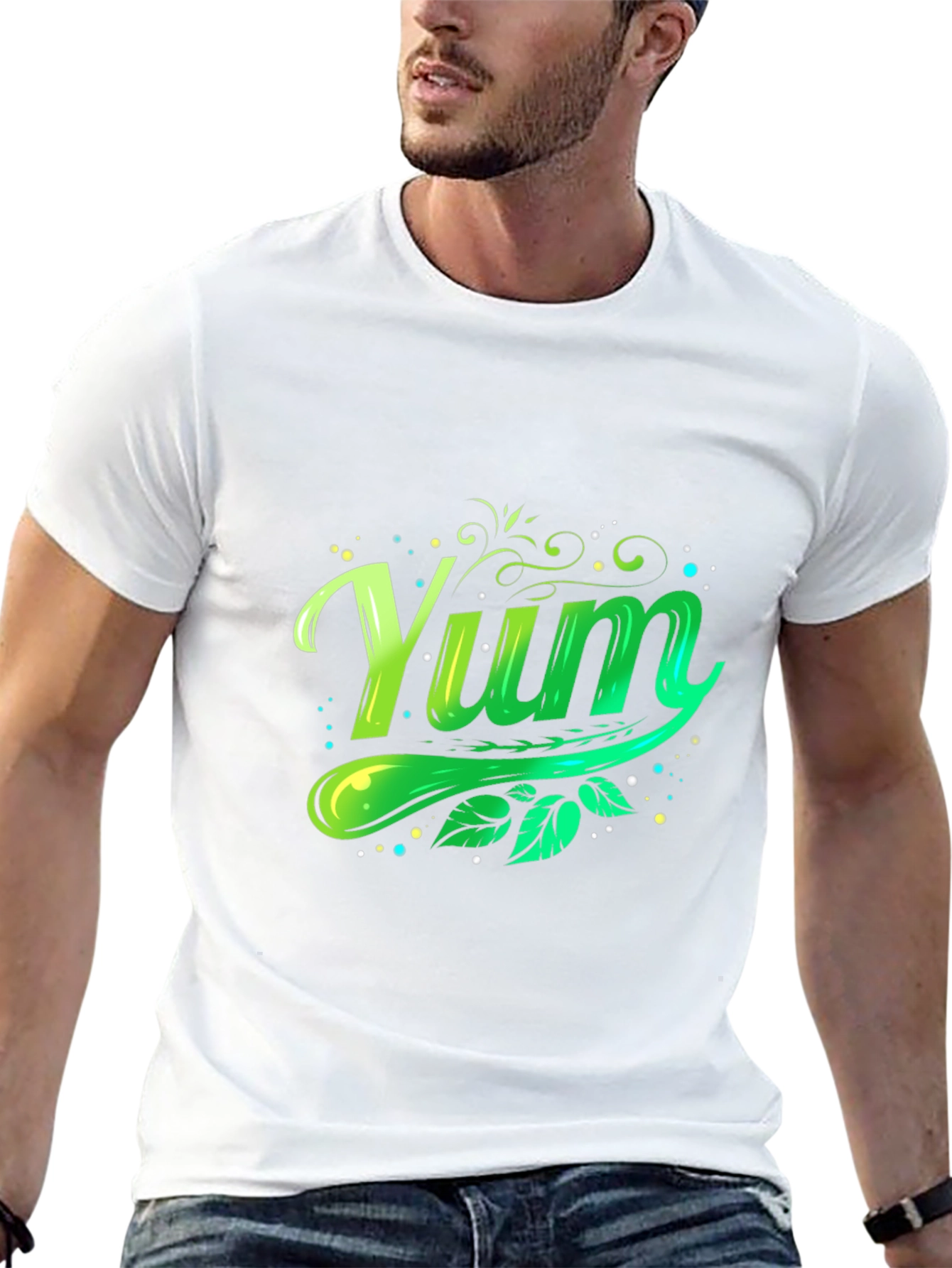 Yum Graphic T-Shirt - Stylish Comfort Fit Tee