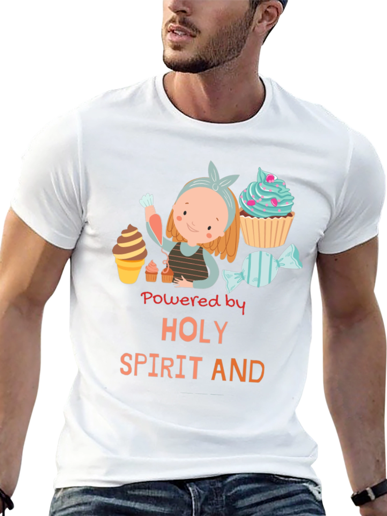 Holy Spirit And Cupcake T-Shirt