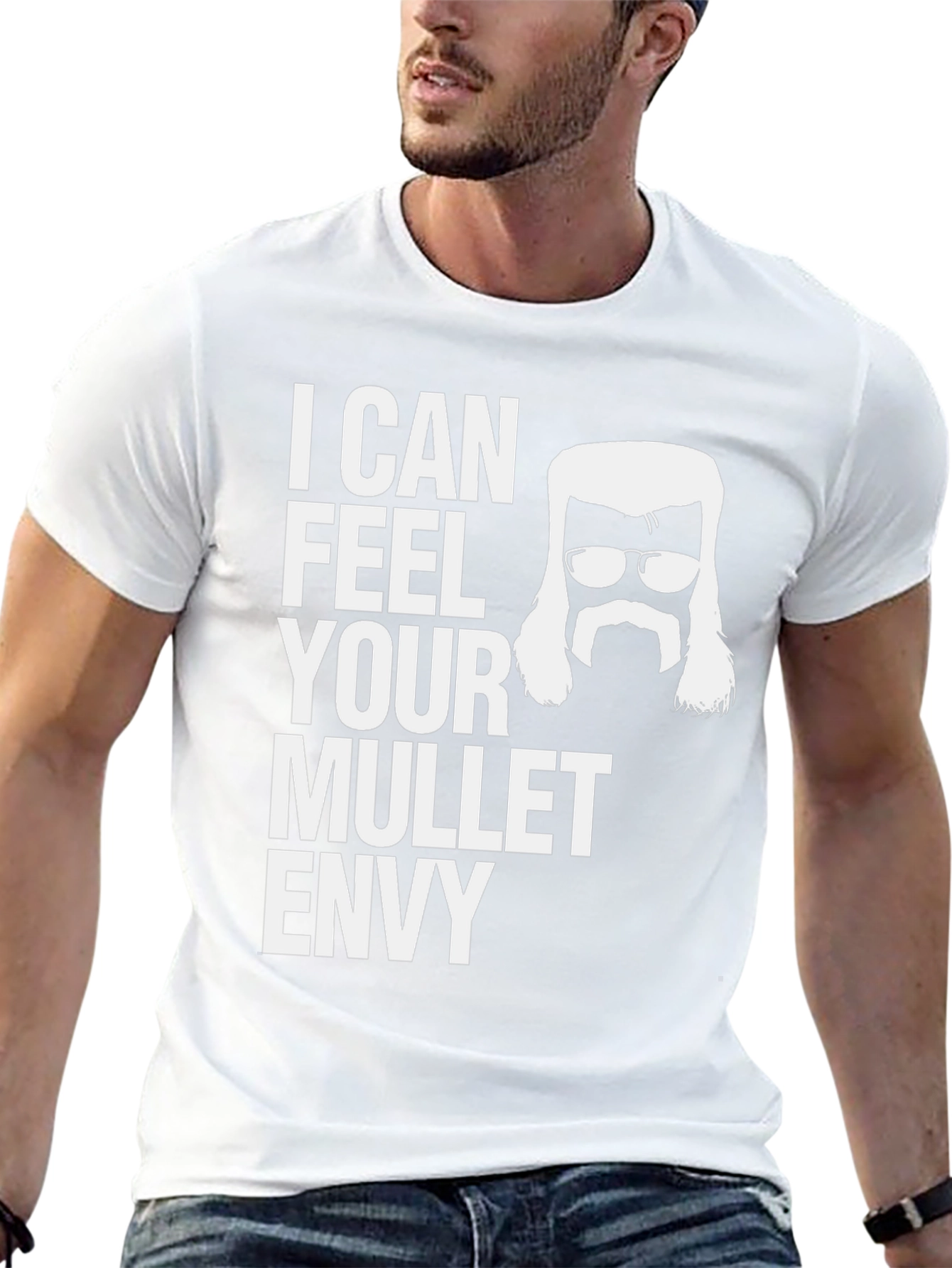 Mullet Envy Tee - Funny Humor Shirt