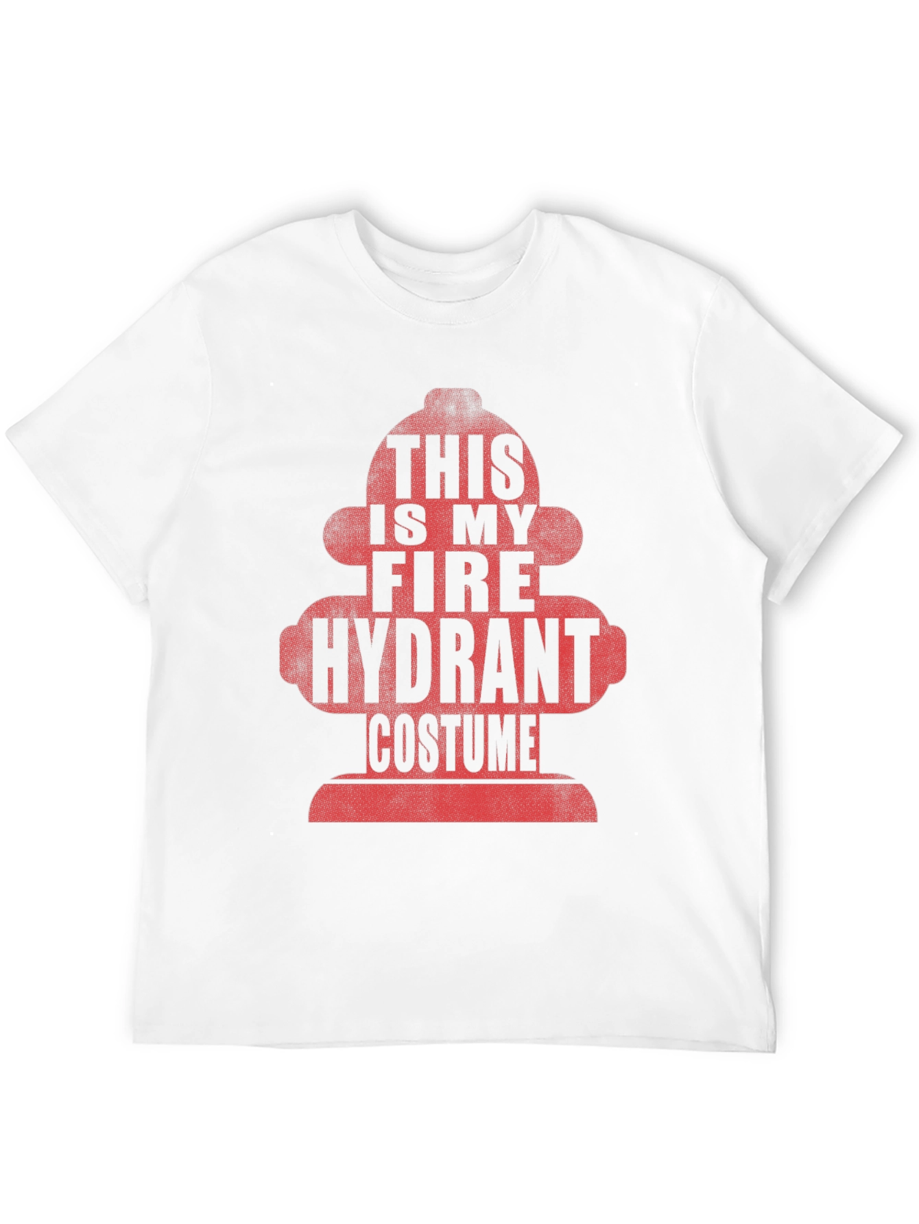 Fire Hydrant Costume T-Shirt - Funny Halloween Tee