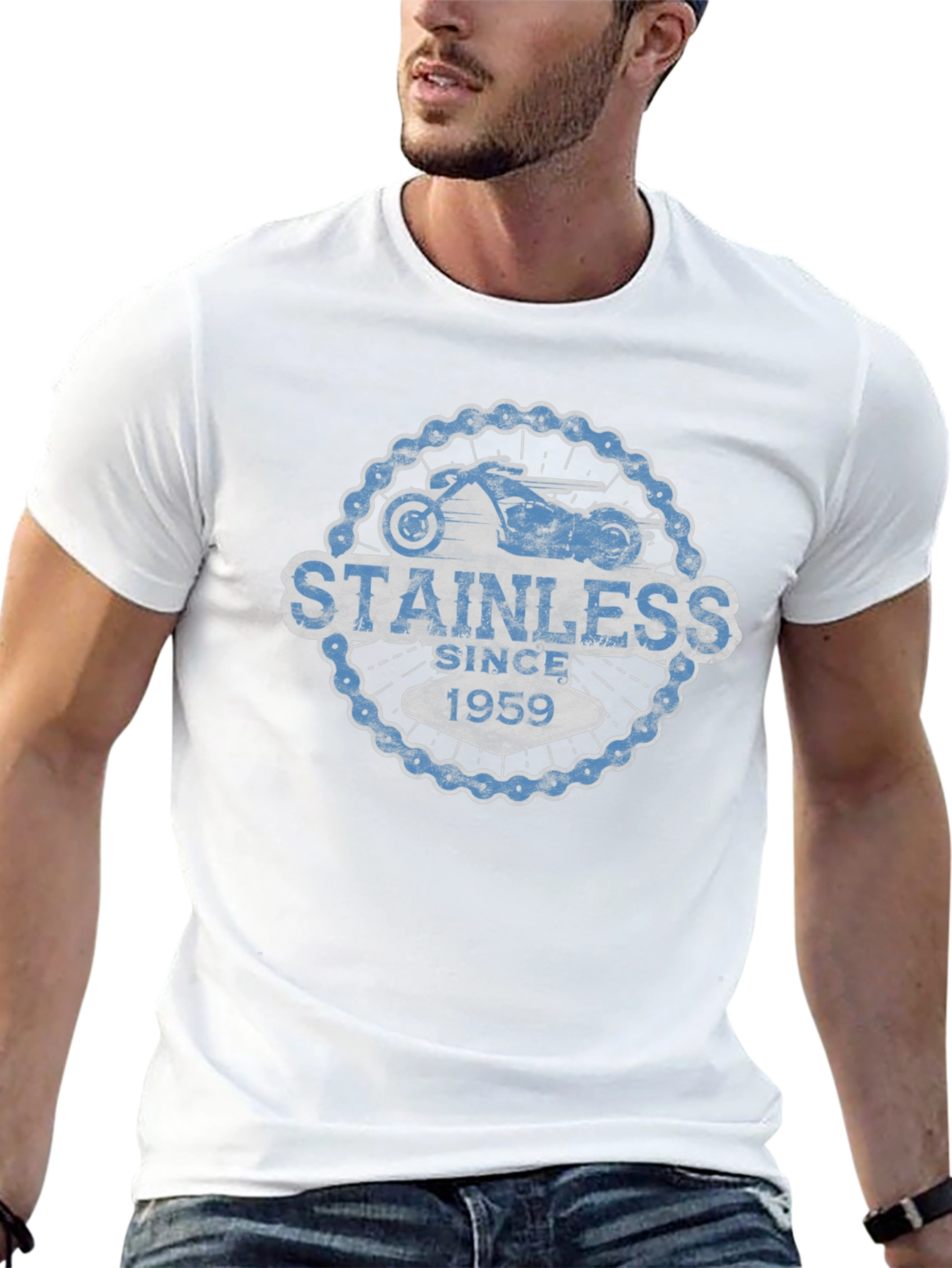 Stainless Since 1959 Black T-Shirt