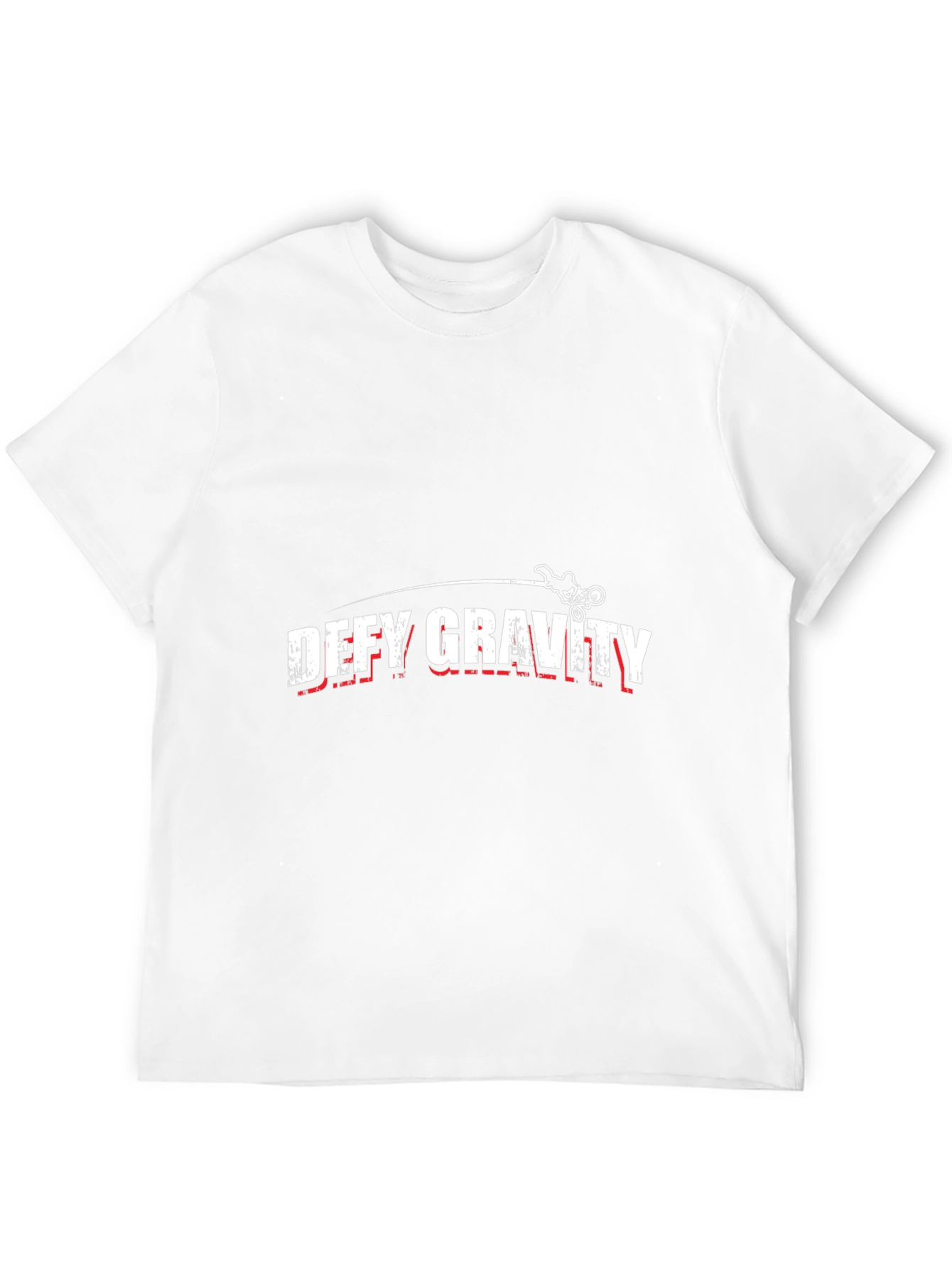 Defy Gravity Black T-Shirt - Motocross Design