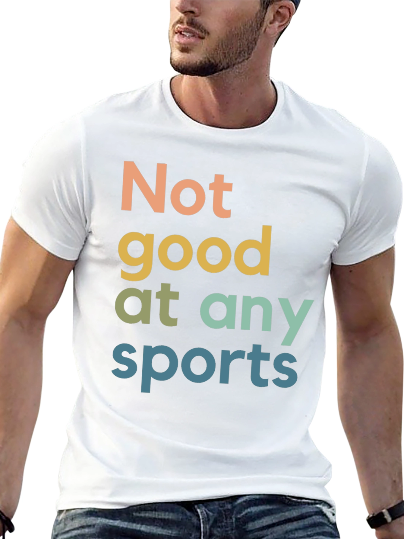 Not Good at Any Sports Graphic T-Shirt