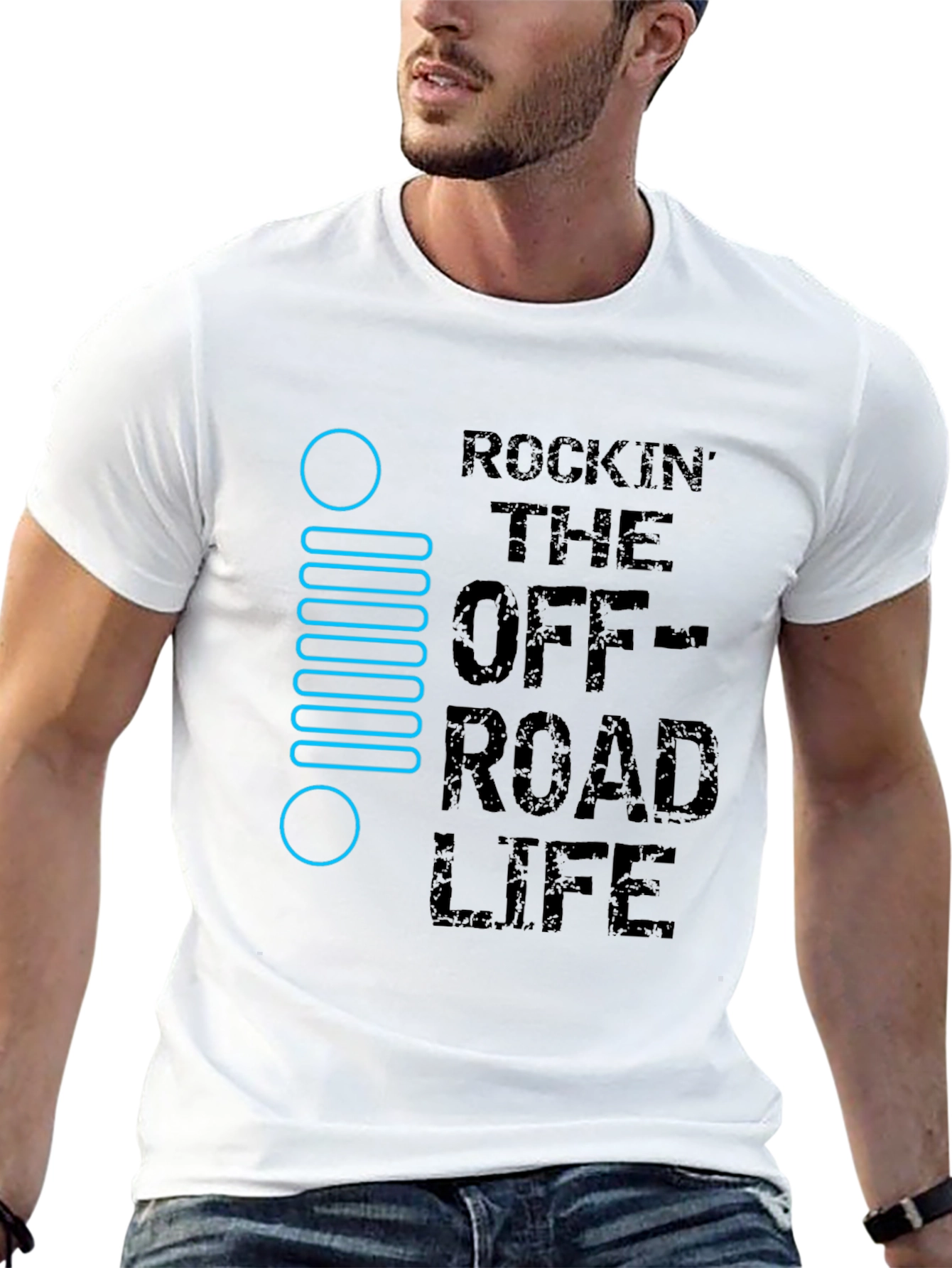 Rockin Off-Road Life Black T-Shirt