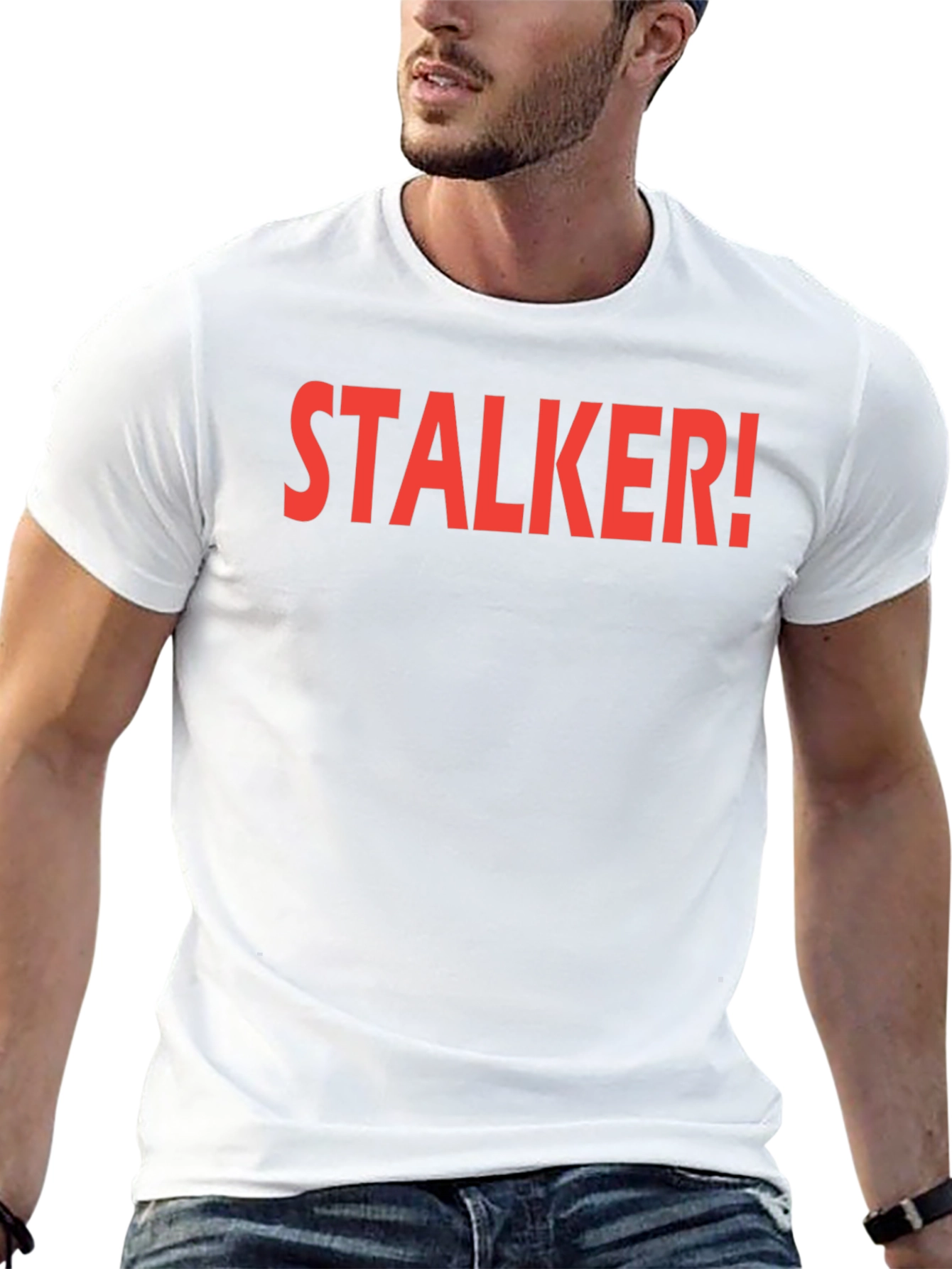 Stalker Graphic Tee - Bold Statement Shirt