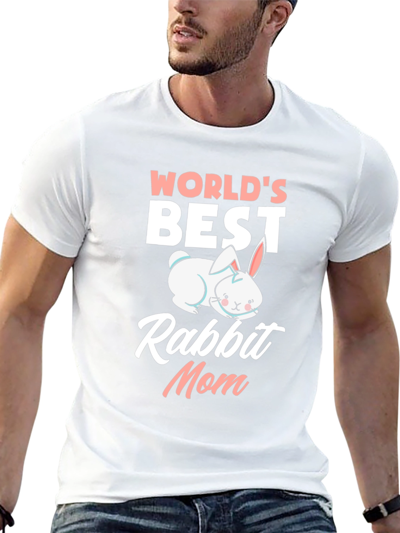 Worlds Best Rabbit Mom Graphic Tee