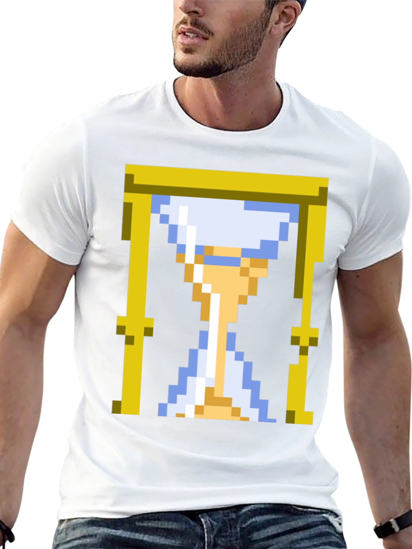 Pixel Art Hourglass T-Shirt - Gamer Style