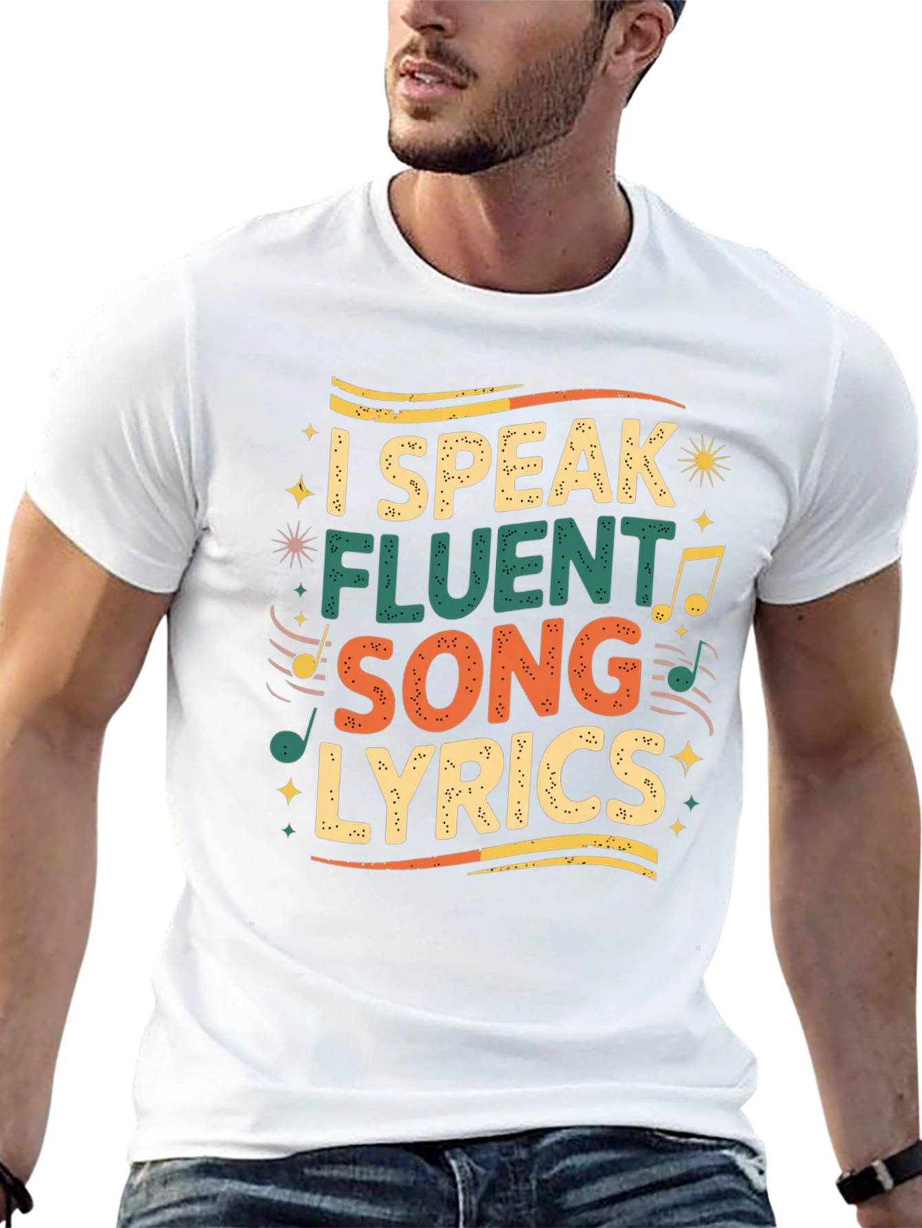 I Speak Fluent Song Lyrics Graphic Tee