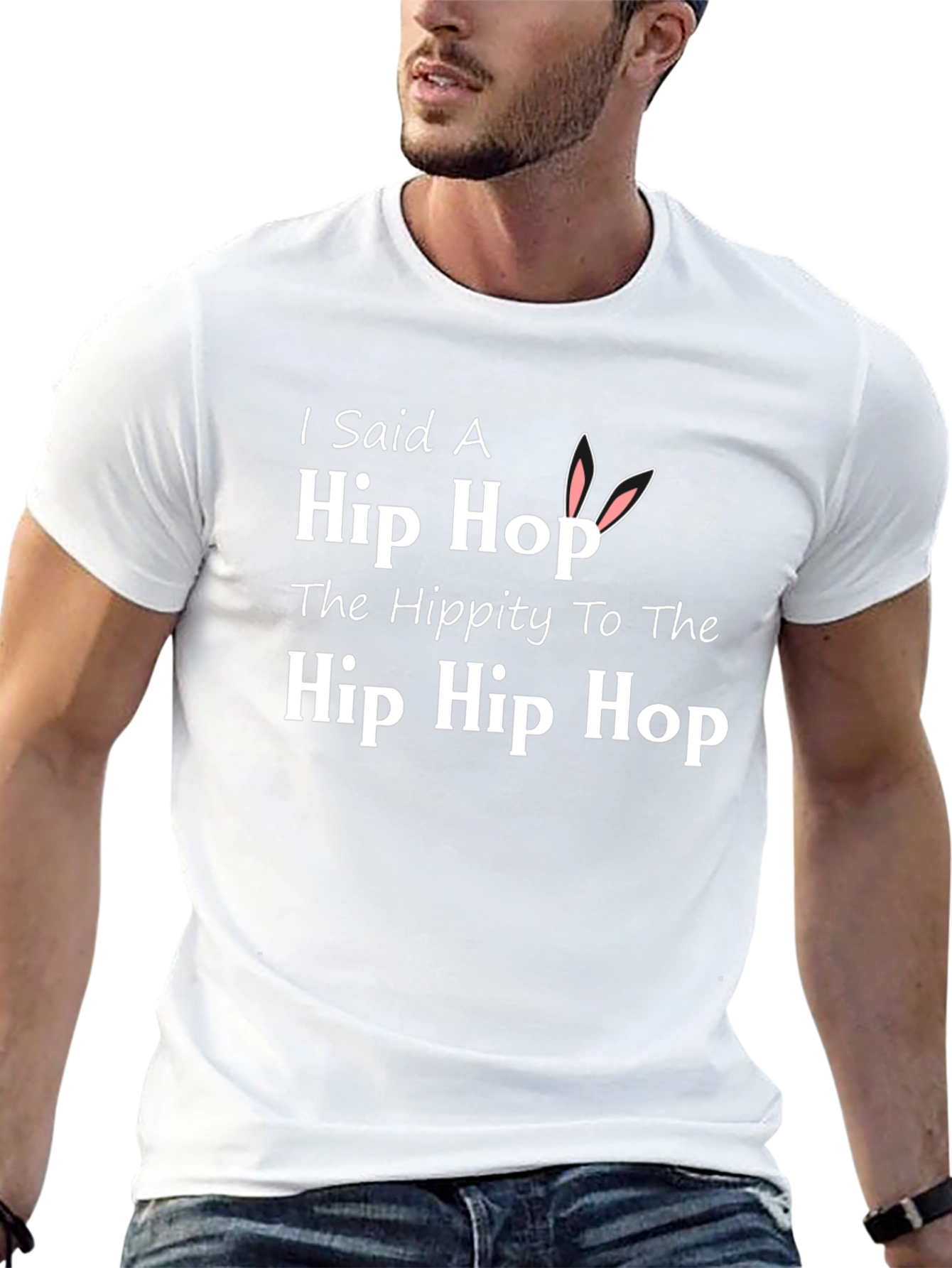Hip Hop Easter Bunny Graphic Tee