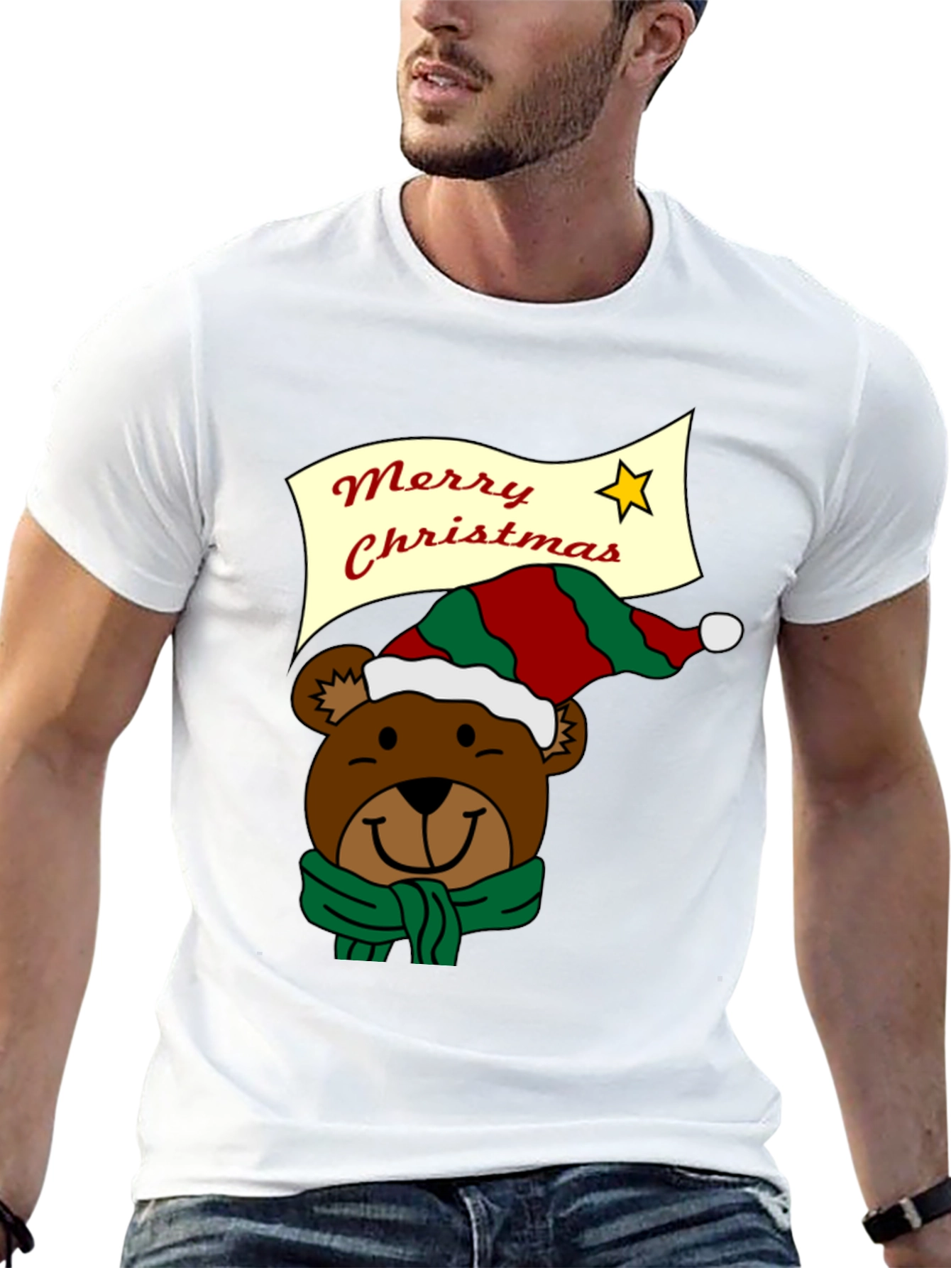 Festive Bear Christmas T-Shirt