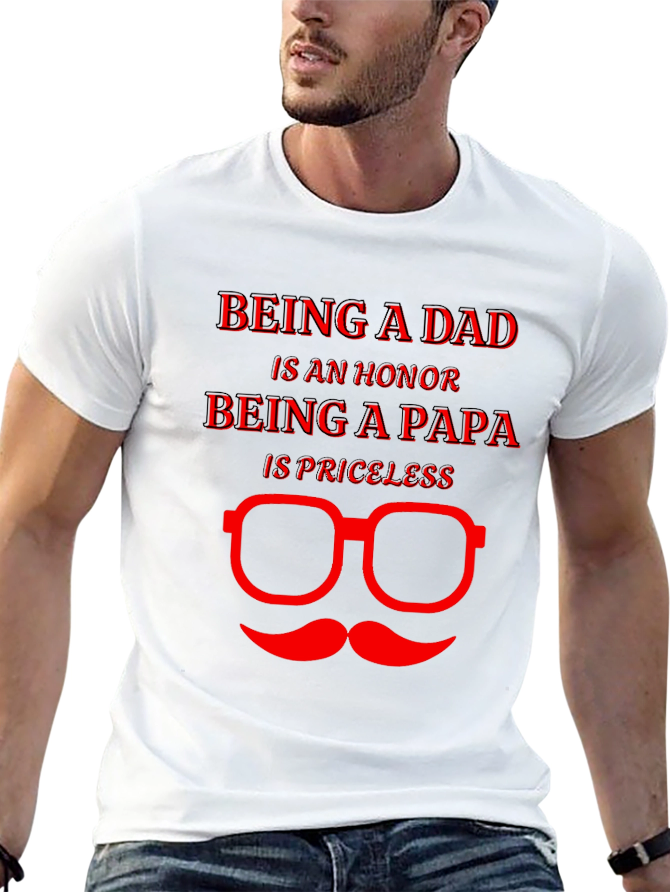 Being a Dad T-Shirt - Papa is Priceless
