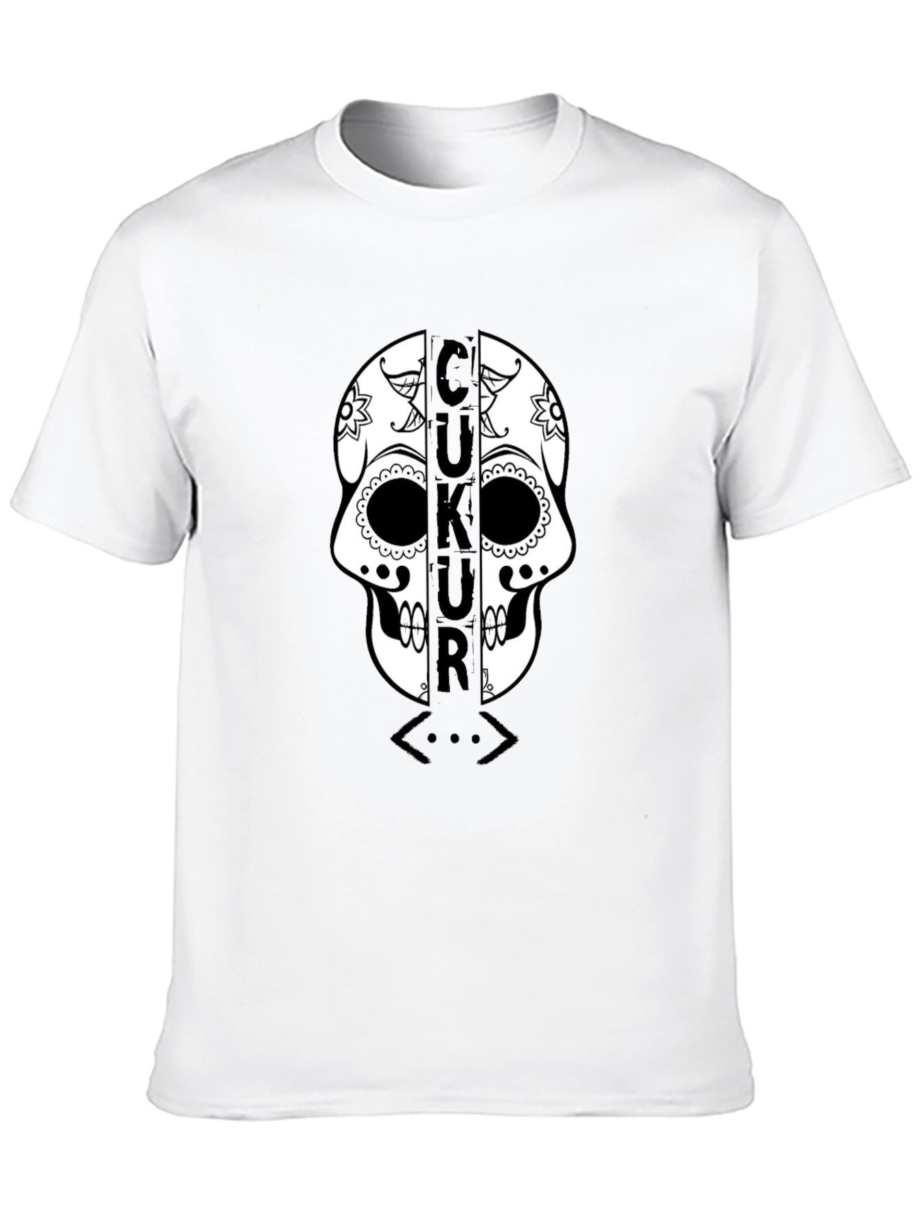 Çukur Skull T-Shirt - Black Graphic Tee