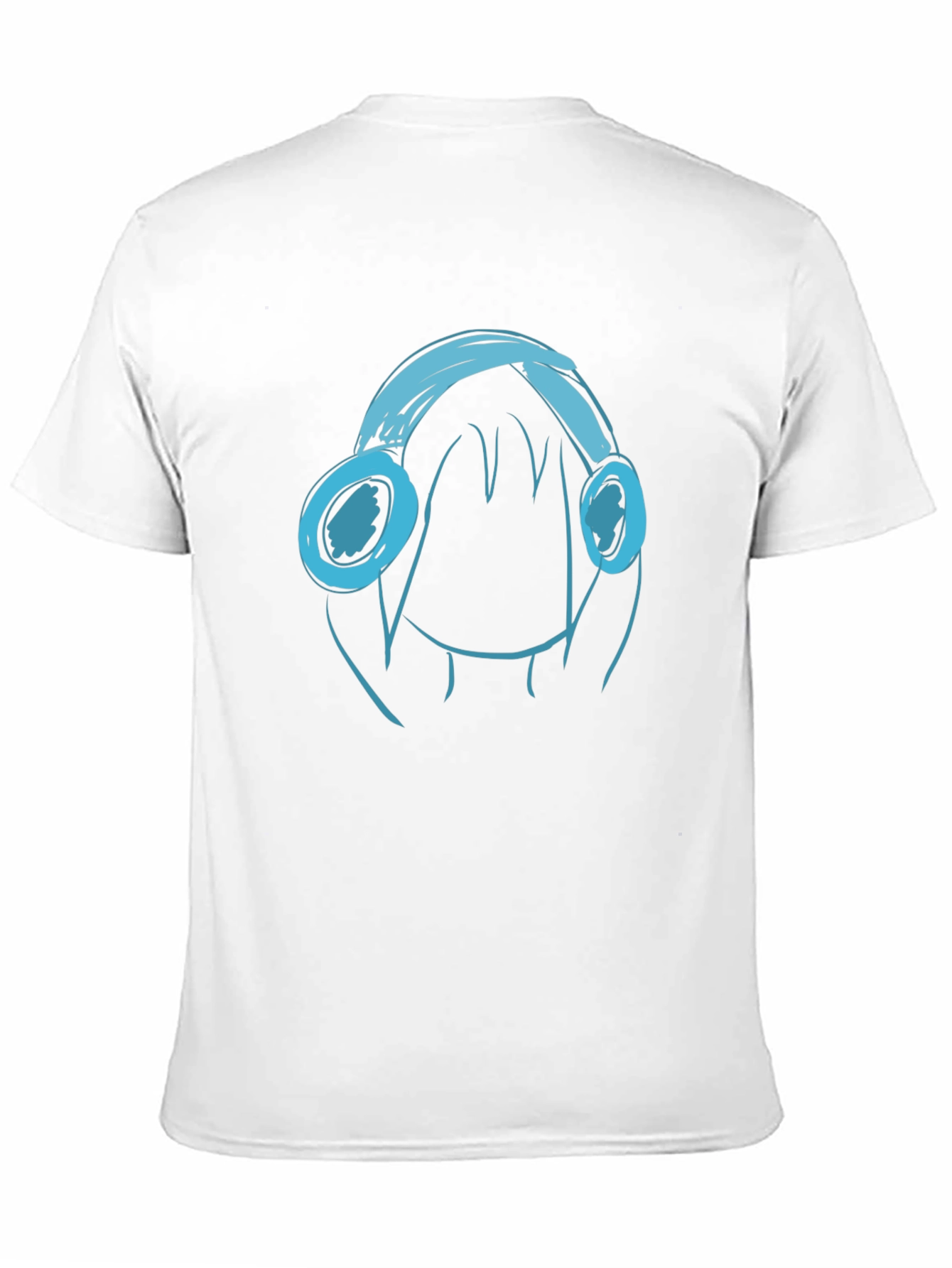 Cool Music Headset Graphic T-Shirt