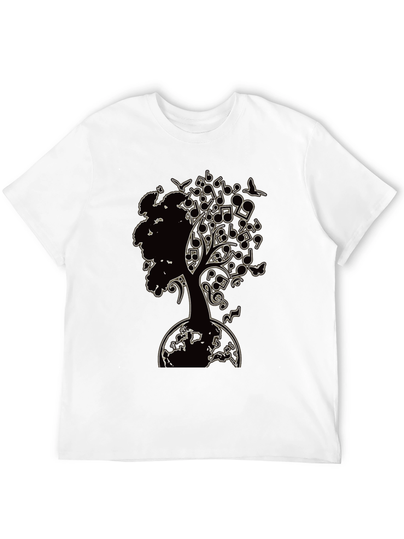 Music Tree Graphic T-Shirt - Earth Roots