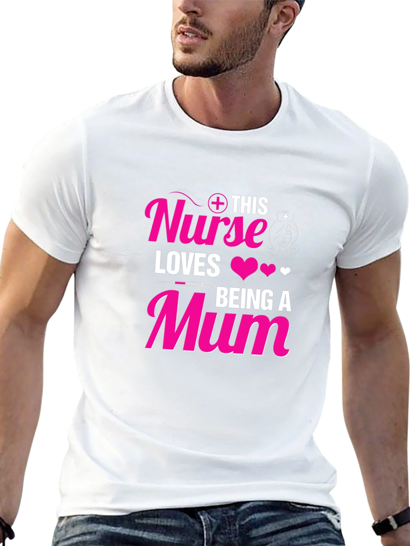 Nurse Mum Graphic T-Shirt