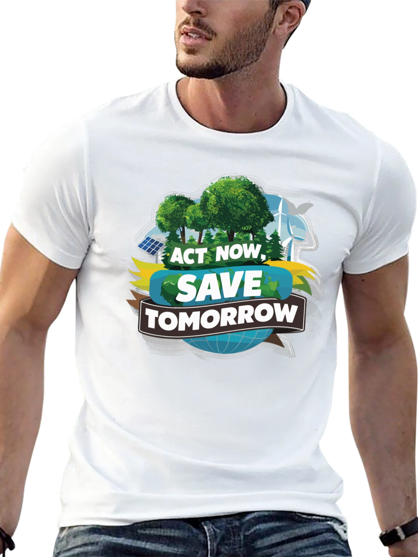 Eco-Friendly Act Now Save Tomorrow T-Shirt