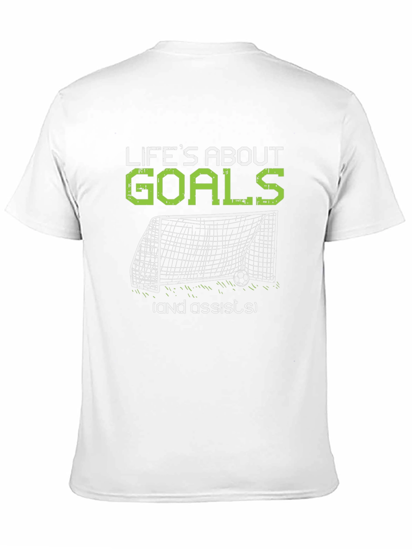 Lifes About Goals Black T-Shirt