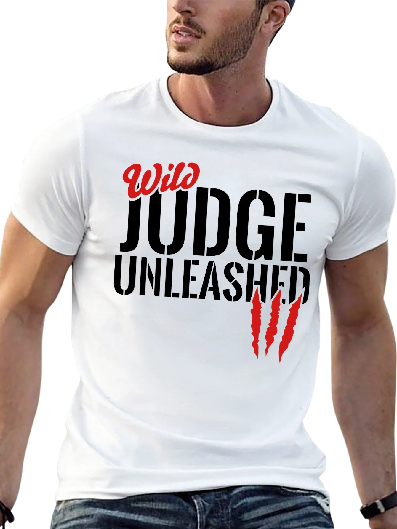 Wild Judge Unleashed Black Graphic Tee