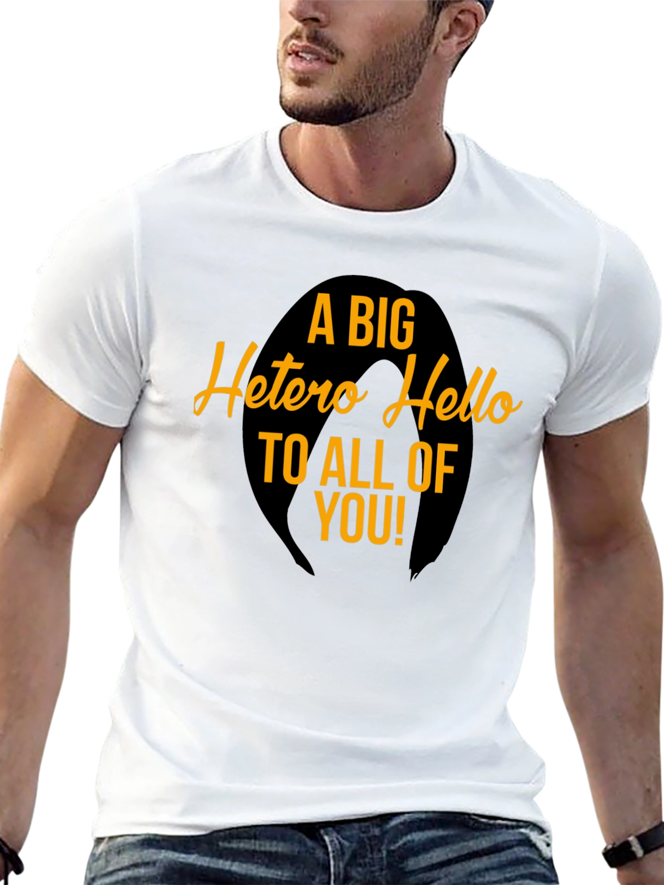 A Big Hetero Hello Graphic Tee