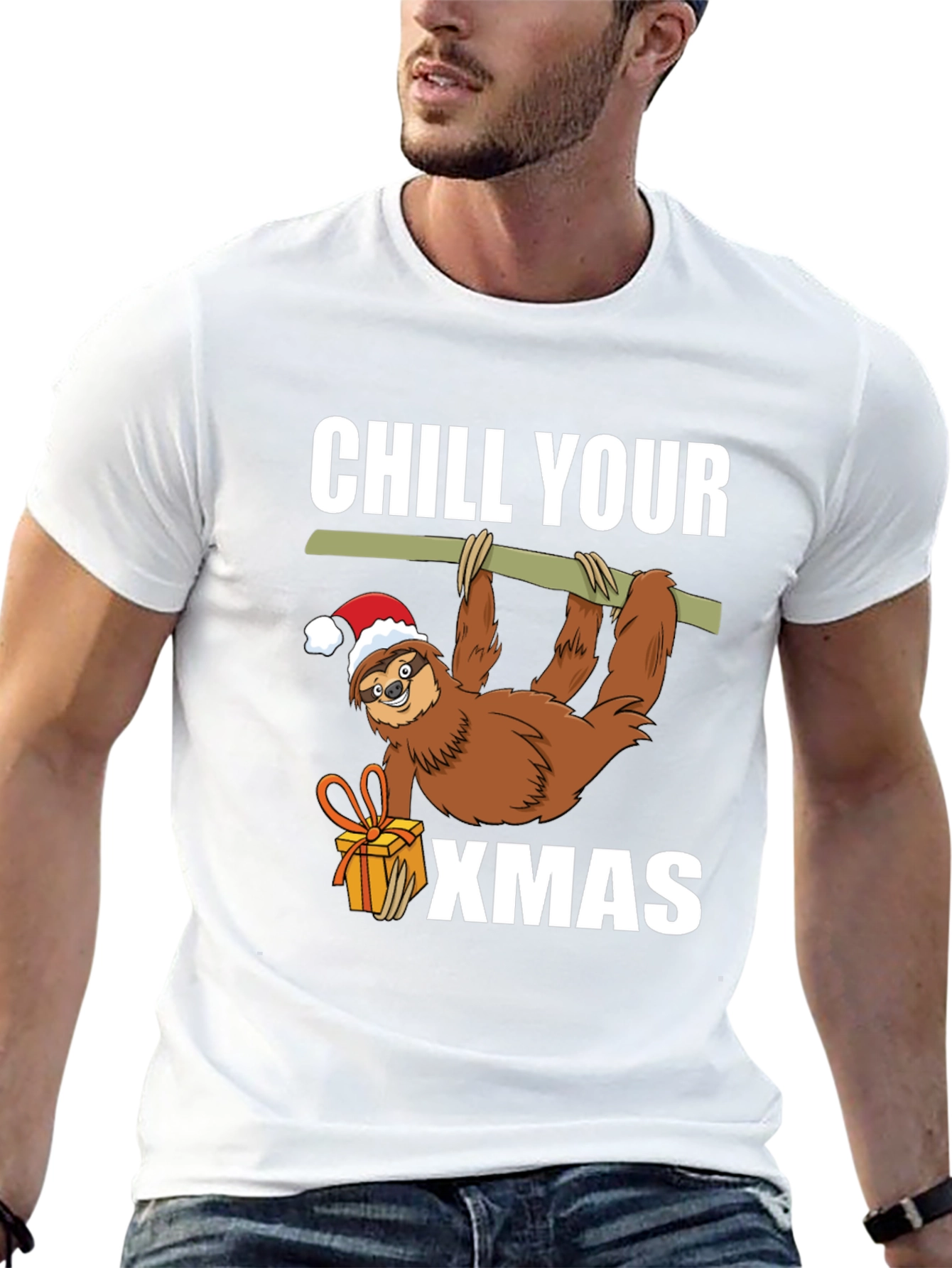 Chill Your Xmas Sloth Tee