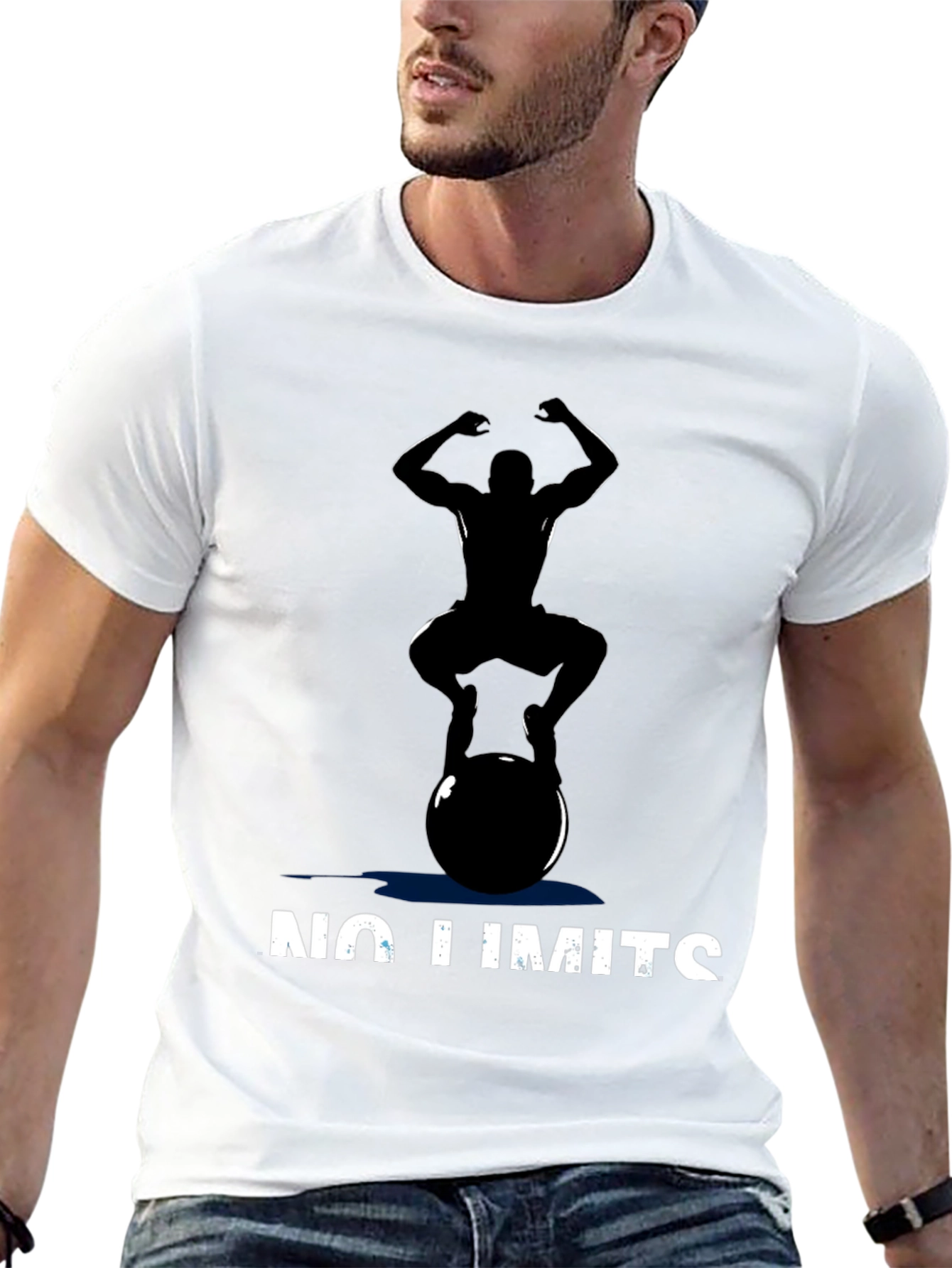 No Limits Fitness Graphic Tee