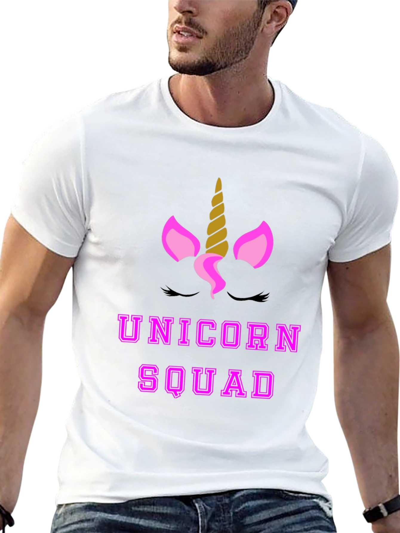 Unicorn Squad Graphic Tee - Black