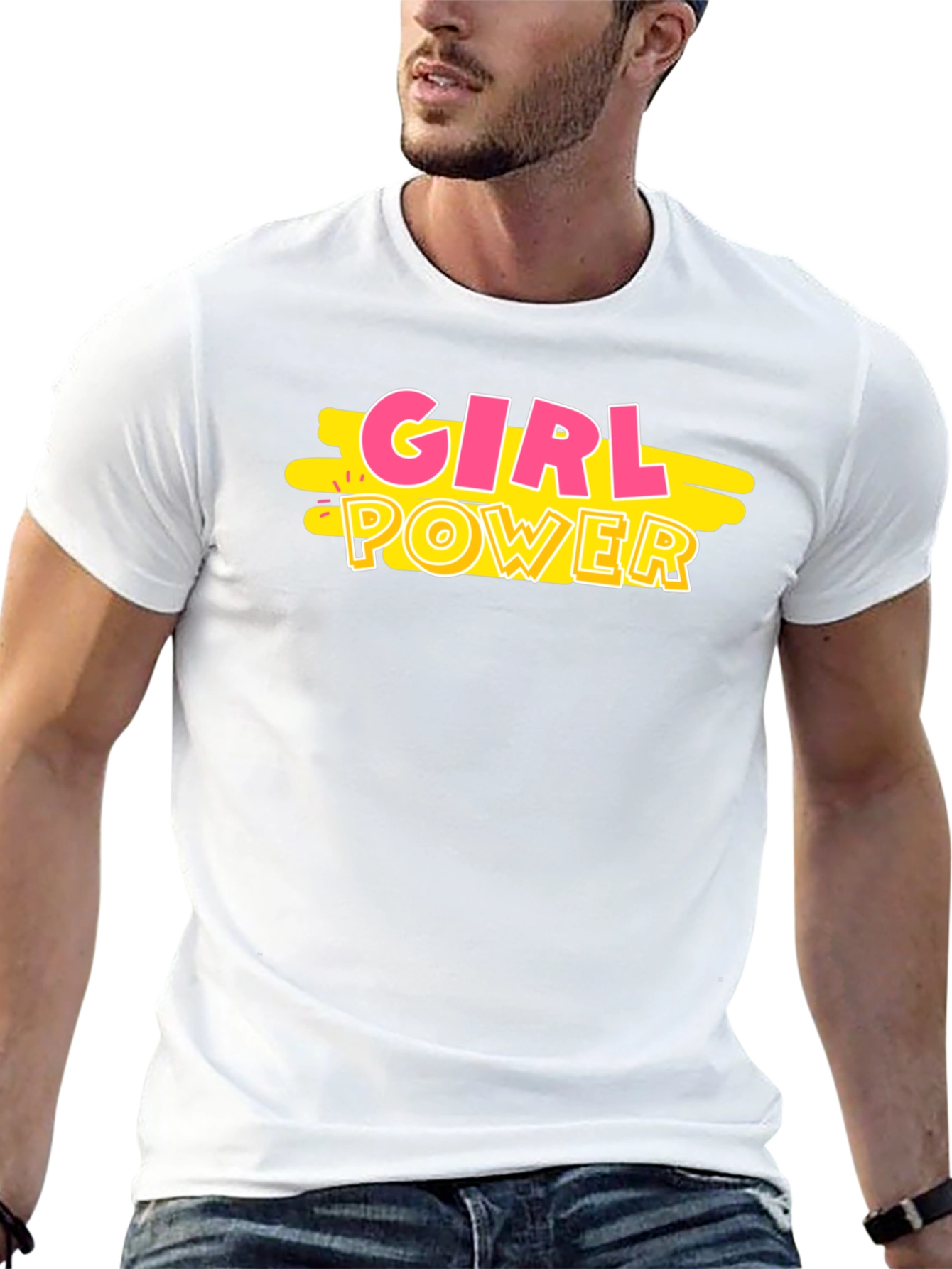 Girl Power Graphic Tee - Black T-Shirt