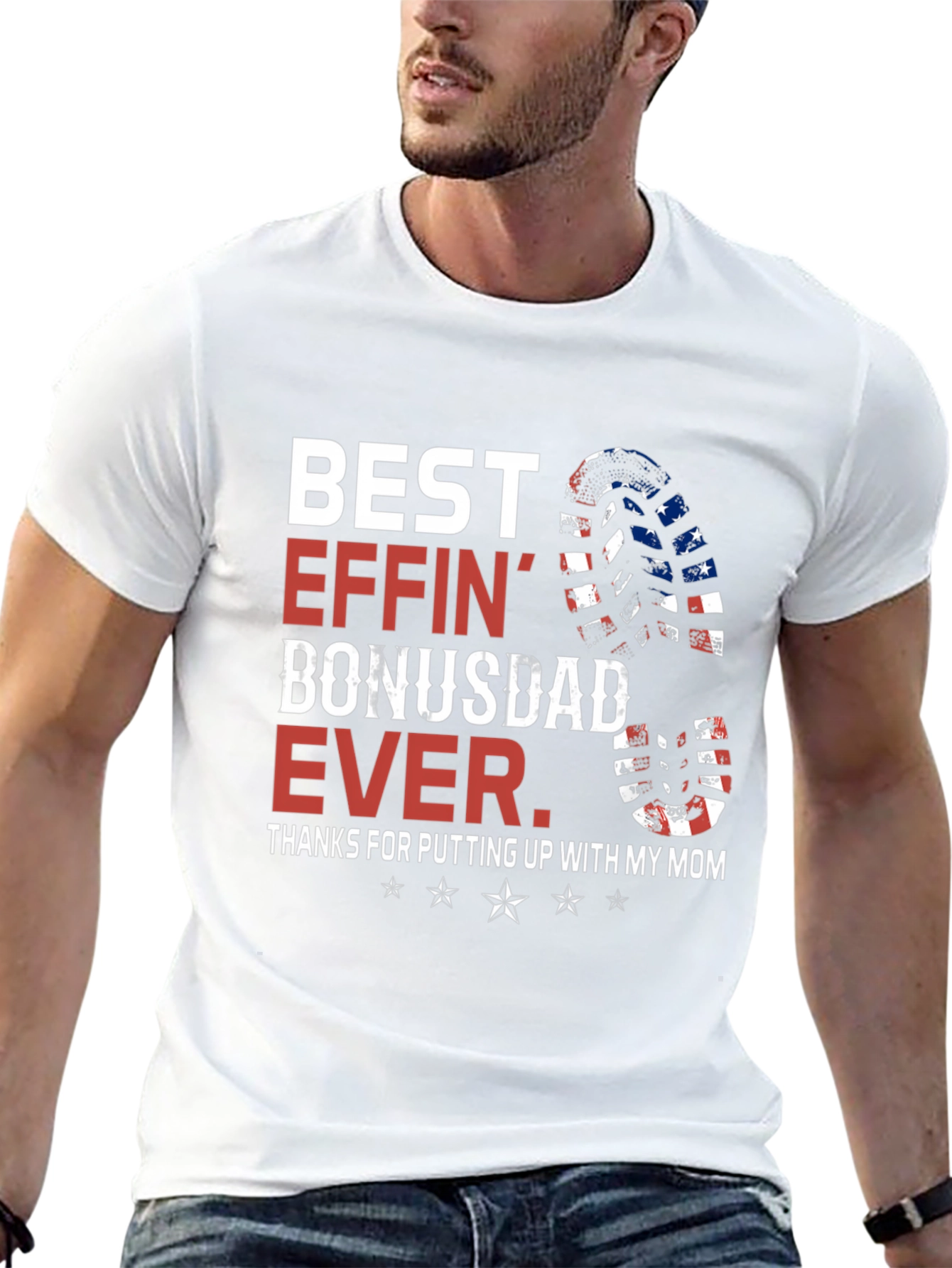Best Effin Bonus Dad Ever Graphic Tee