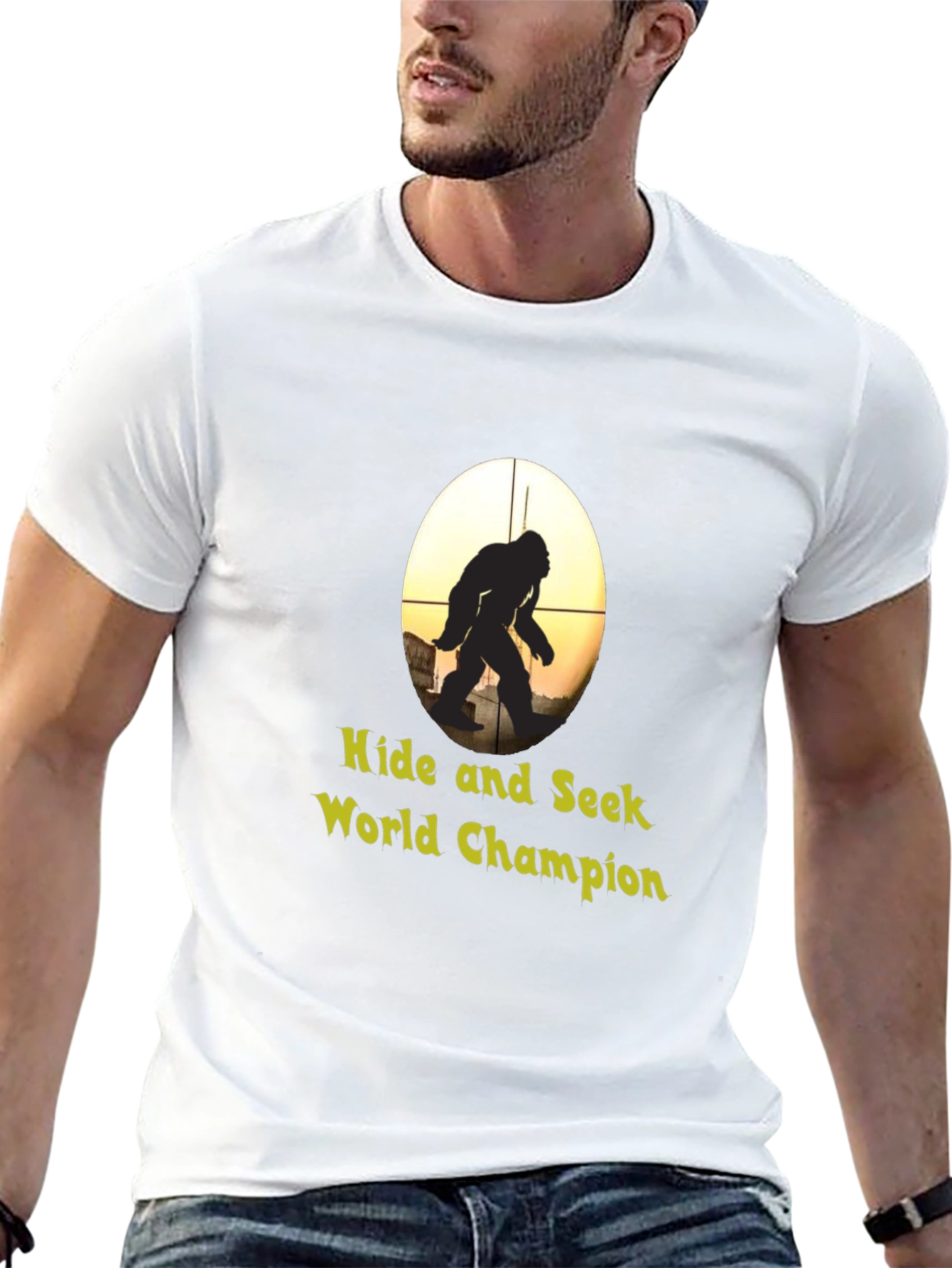 Hide & Seek World Champion Bigfoot Graphic T-Shirt