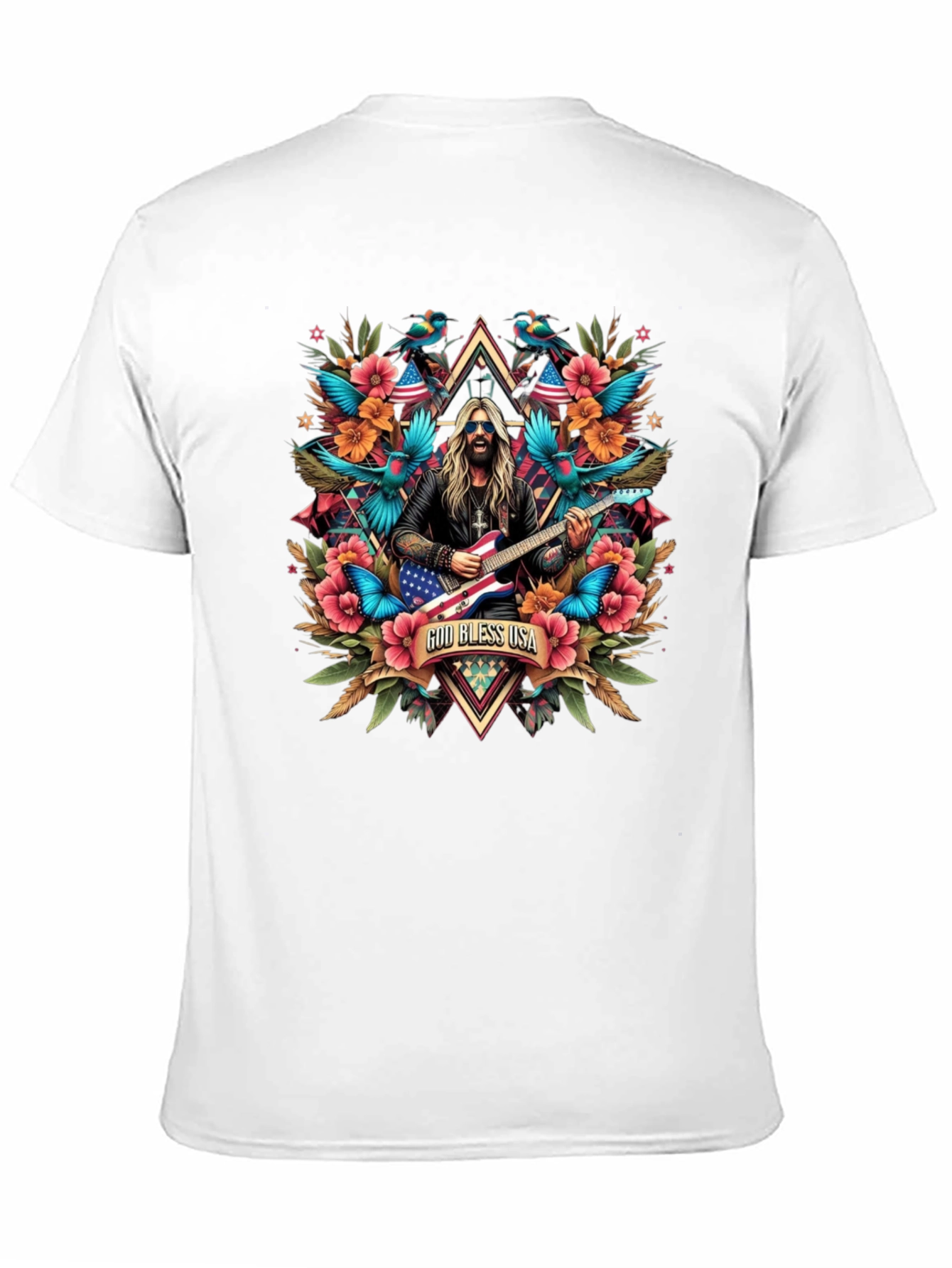 God Bless USA Patriotic T-Shirt