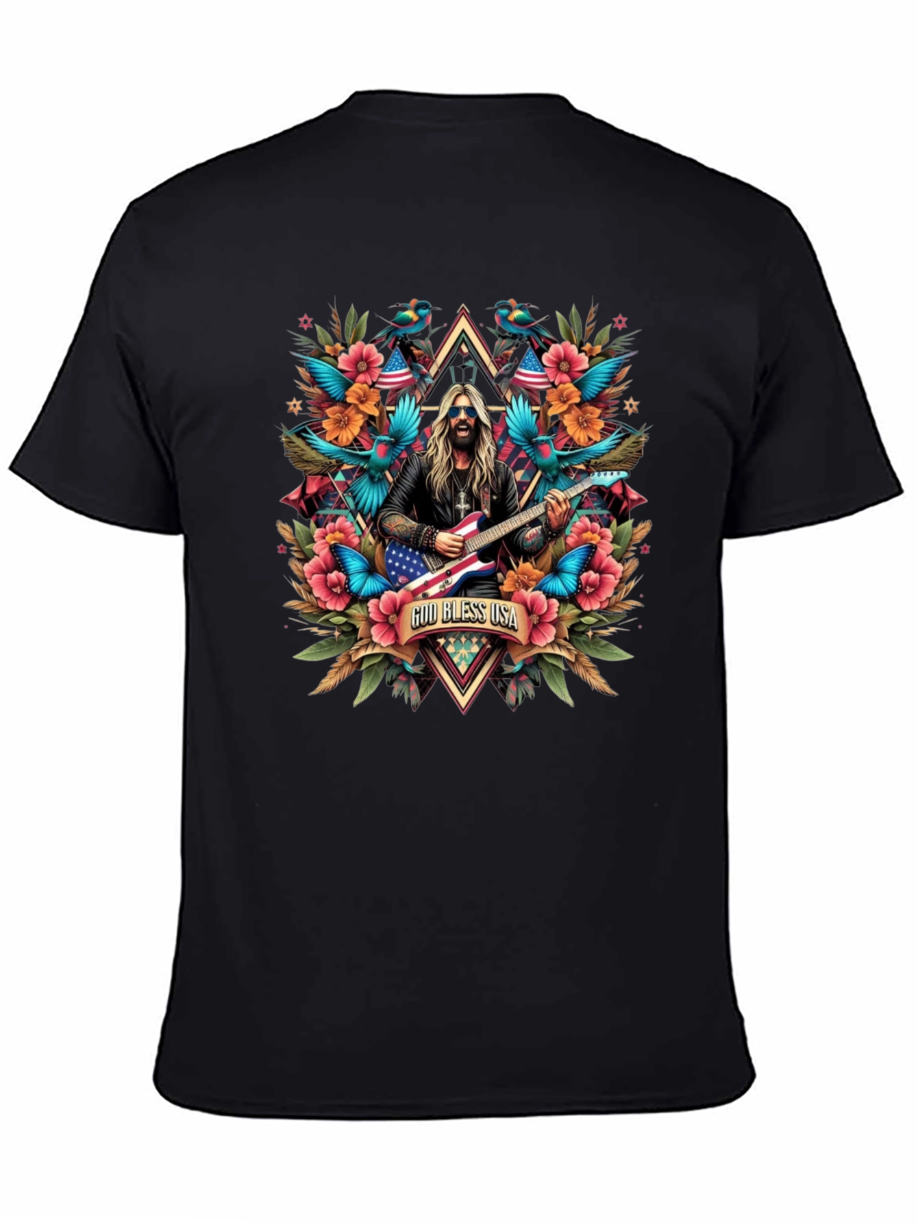 God Bless USA Patriotic T-Shirt