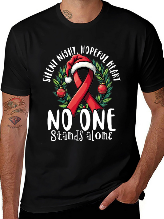 Hopeful Heart Christmas Ribbon T-Shirt