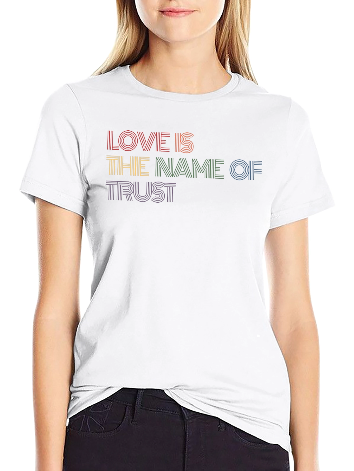 Love Is The Name Of Trust Graphic Tee