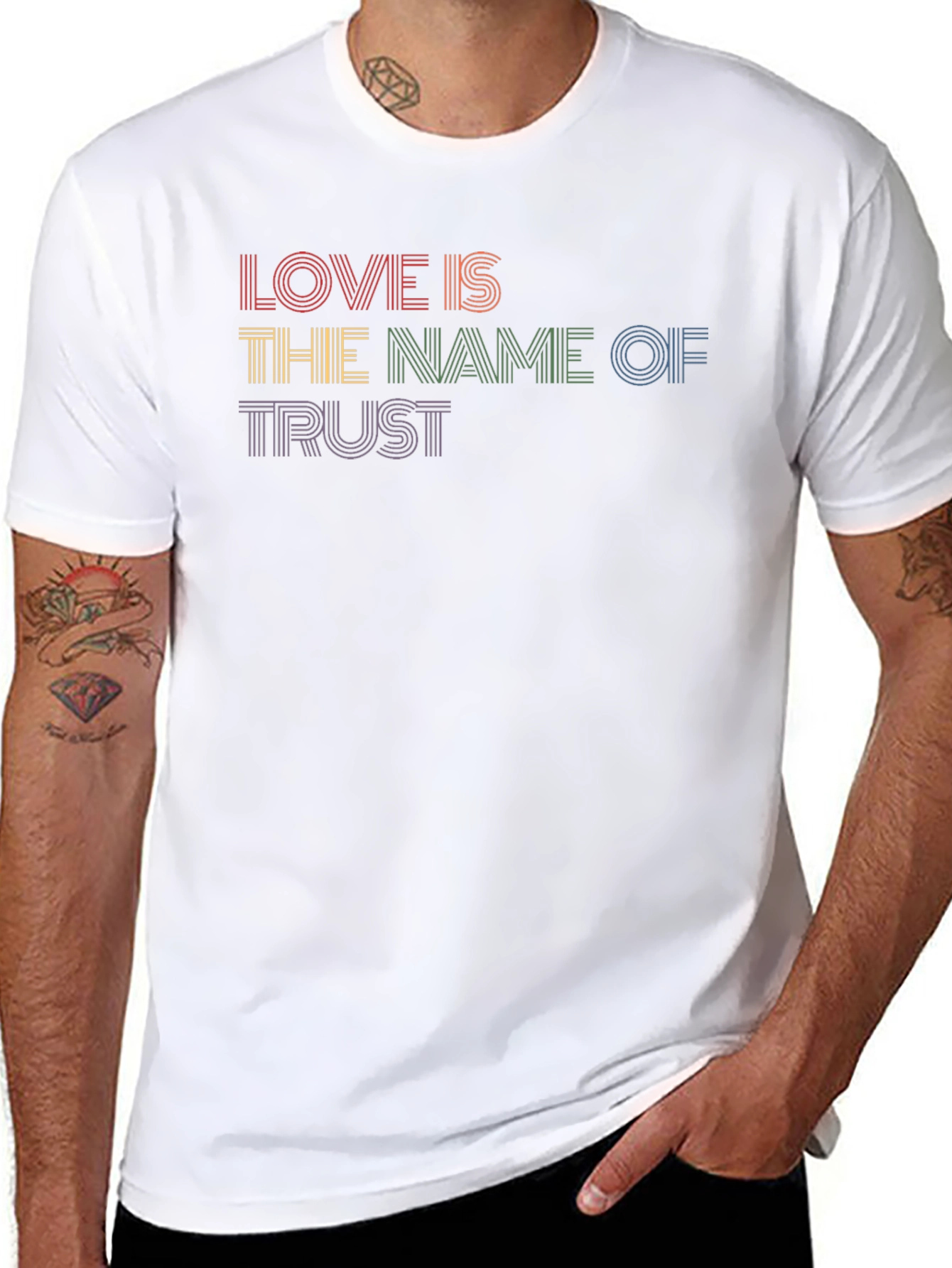Love Is The Name Of Trust Graphic Tee