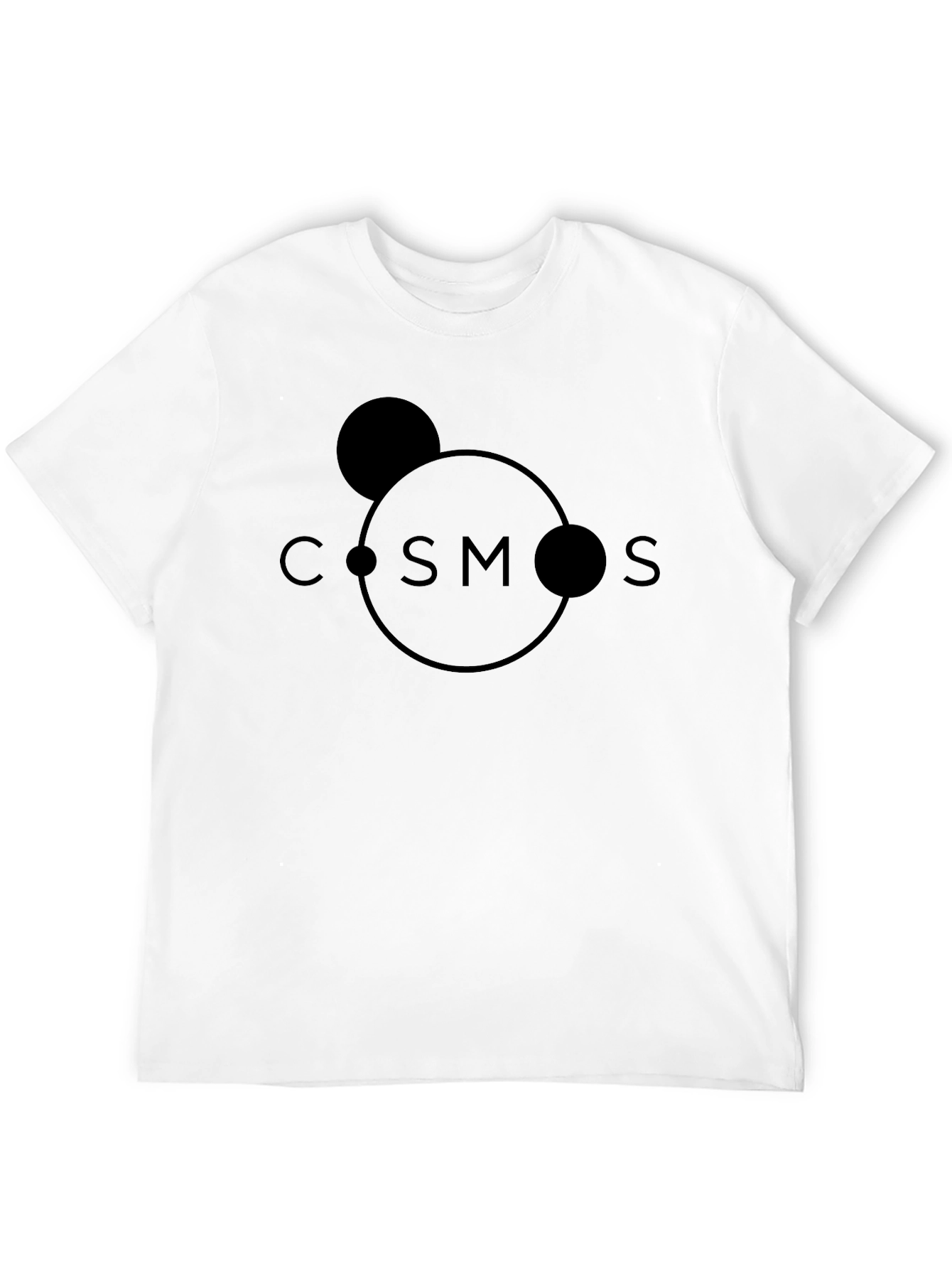 Cosmos Graphic Print Black T-Shirt