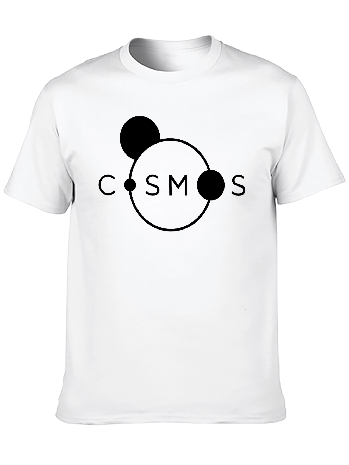 Cosmos Graphic Print Black T-Shirt