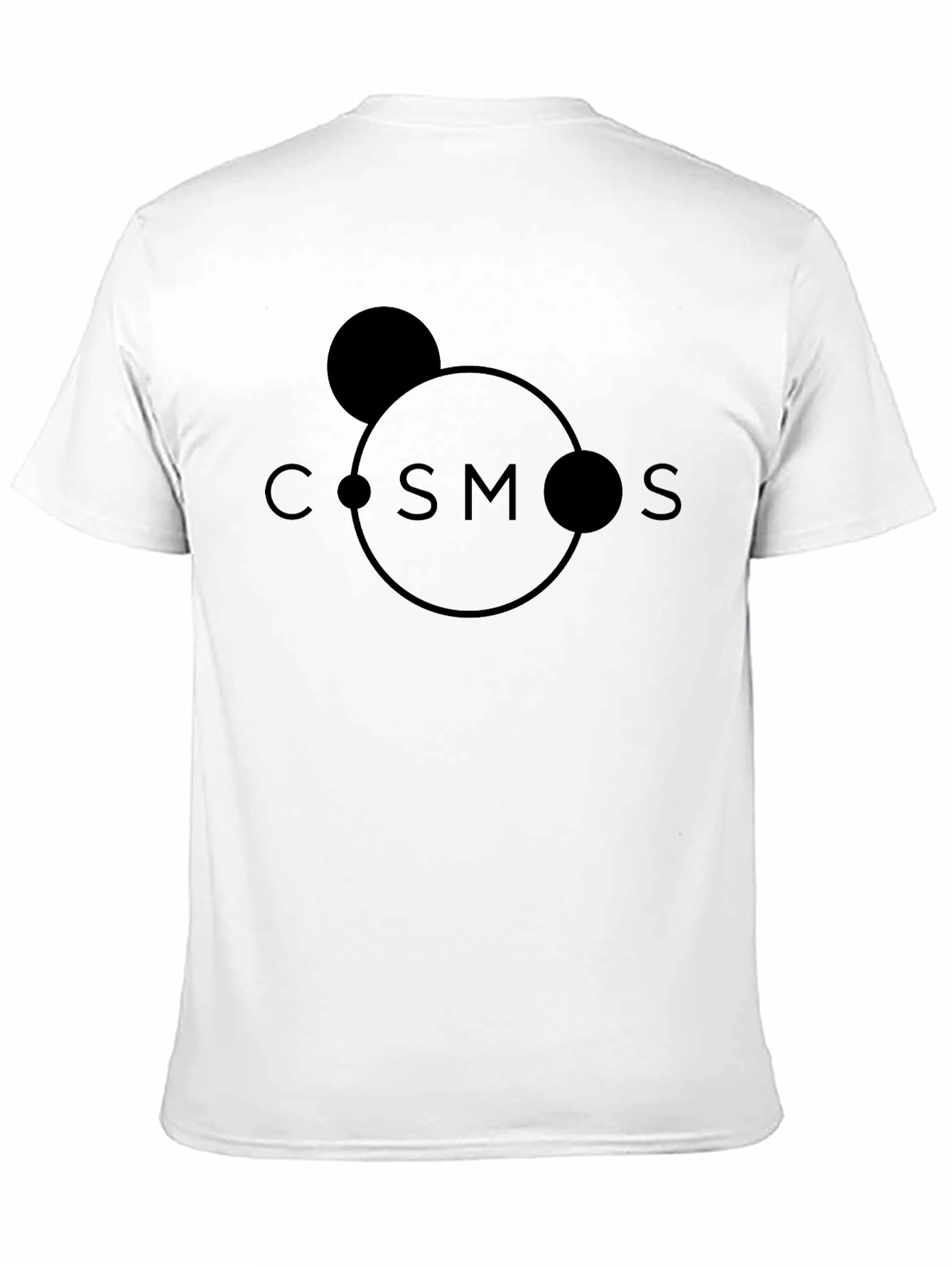 Cosmos Graphic Print Black T-Shirt
