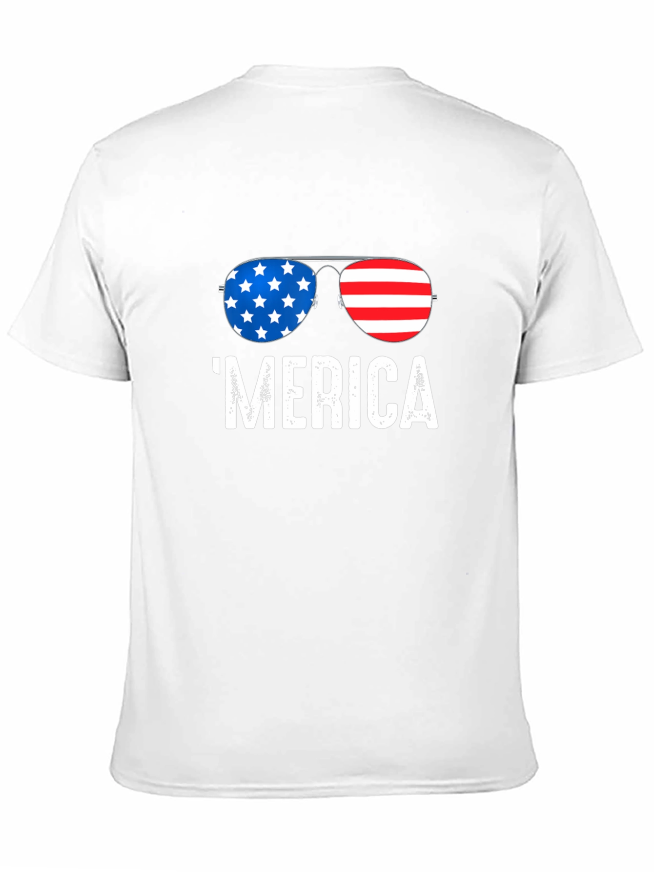 Patriotic Merica Sunglasses Graphic Tee
