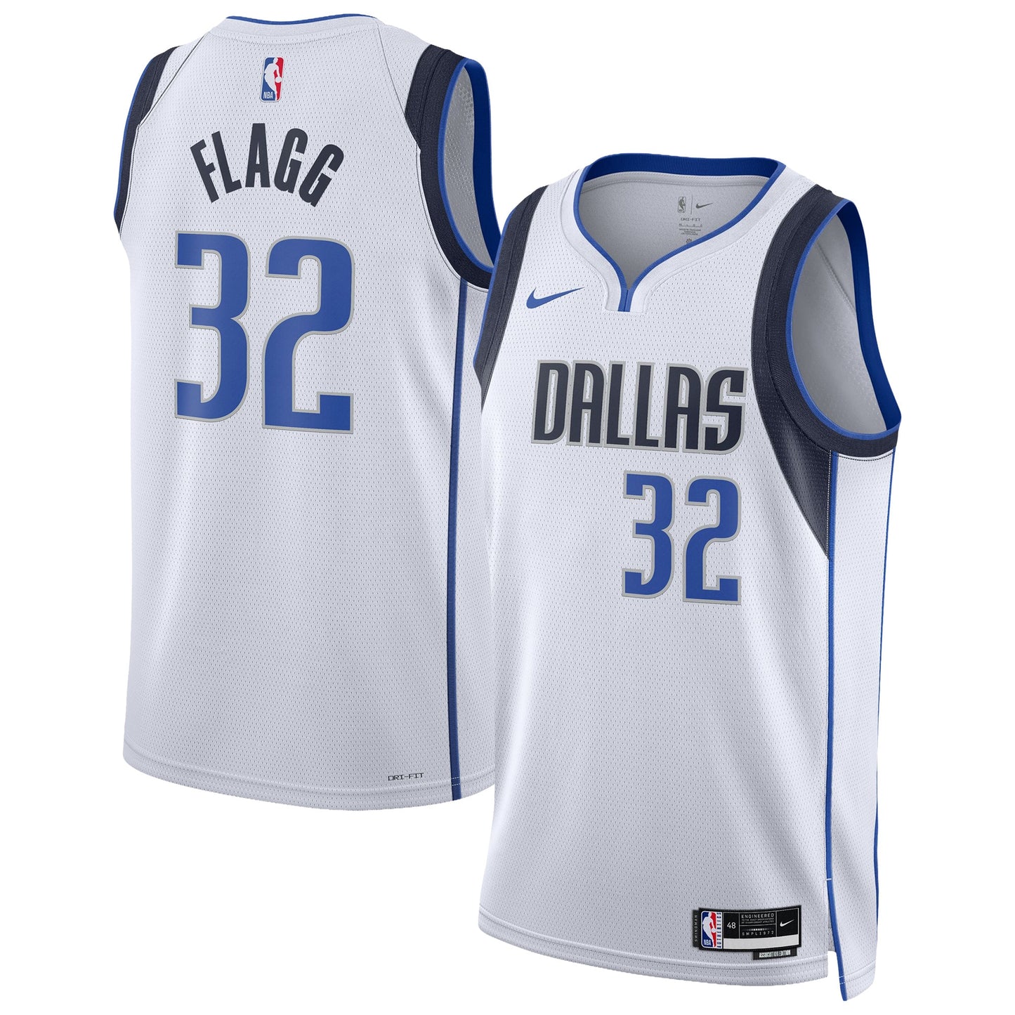 Unisex Dallas Mavericks Cooper Flagg Nike White Swingman Player Jersey - Association Edition
