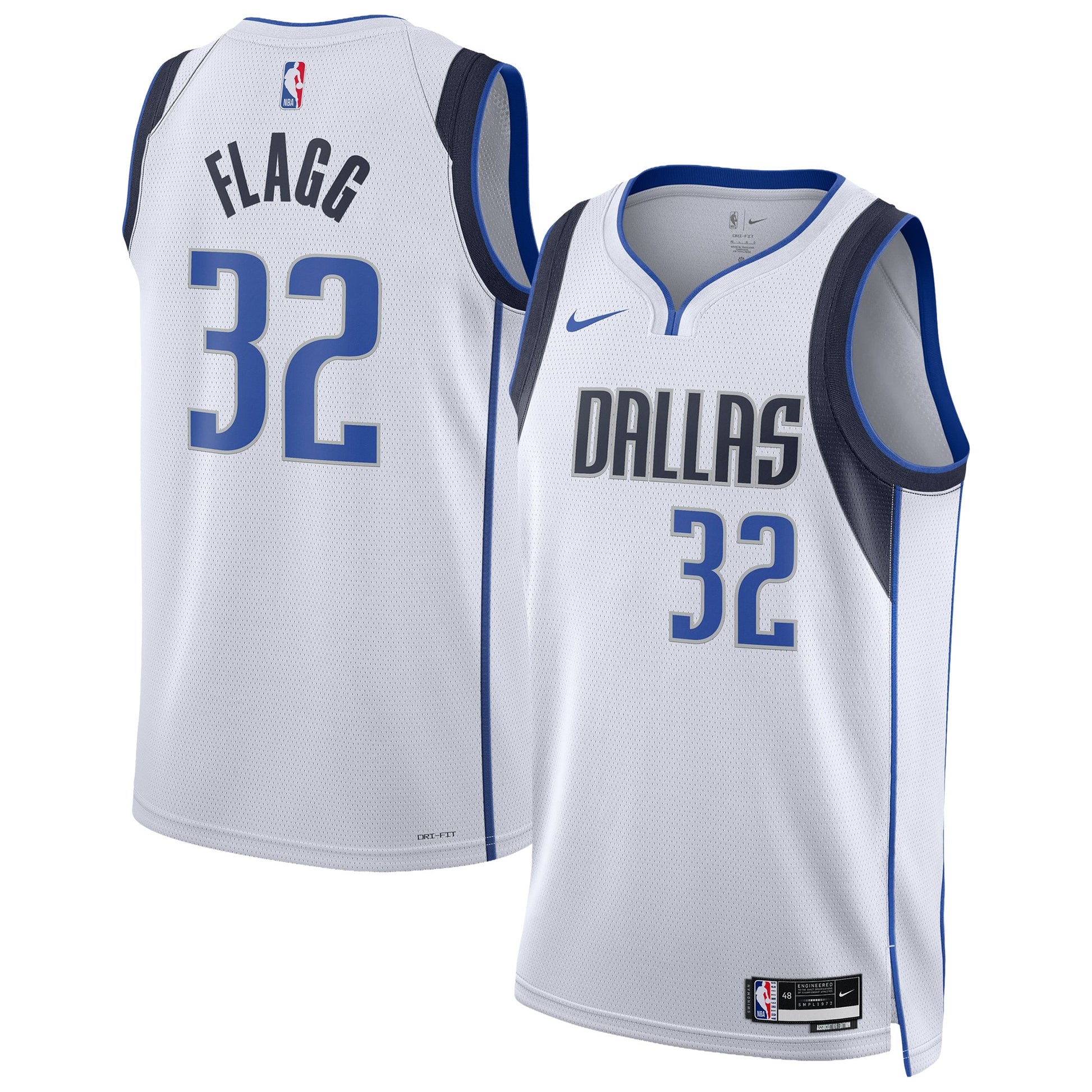 Unisex Dallas Mavericks Cooper Flagg Nike White Swingman Player Jersey - Association Edition