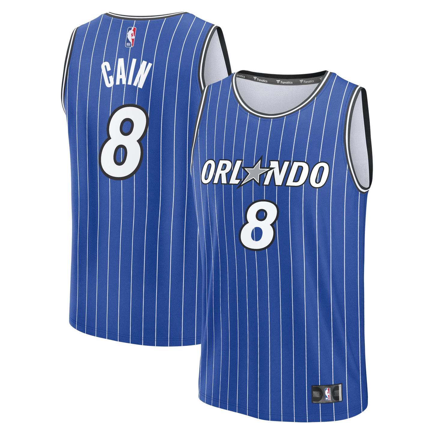 Men's Orlando Magic Jamal Cain Fanatics Blue Fast Break Jersey - Icon Edition