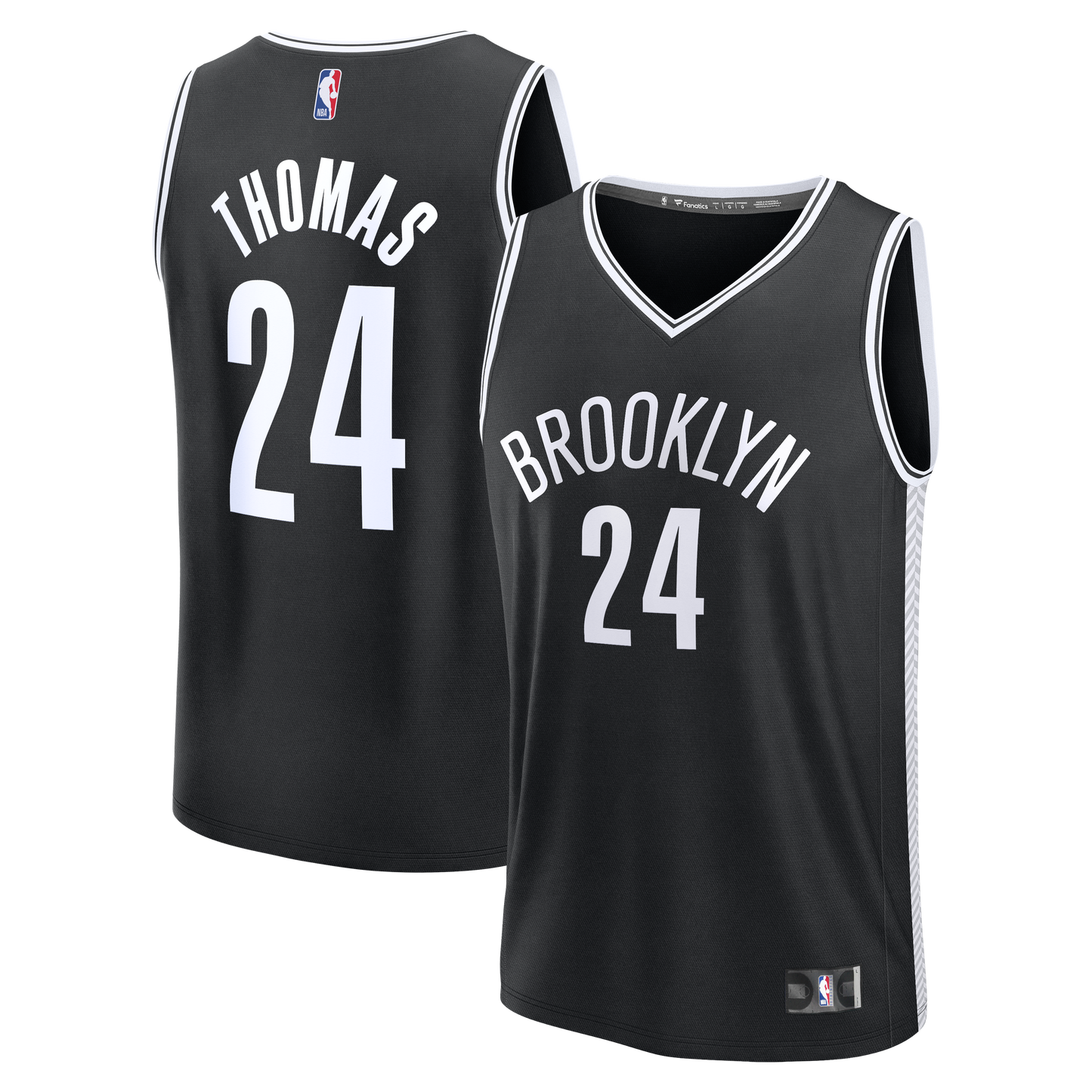 Men's Brooklyn Nets Cam Thomas Fanatics Black Fast Break Replica Jersey - Icon Edition