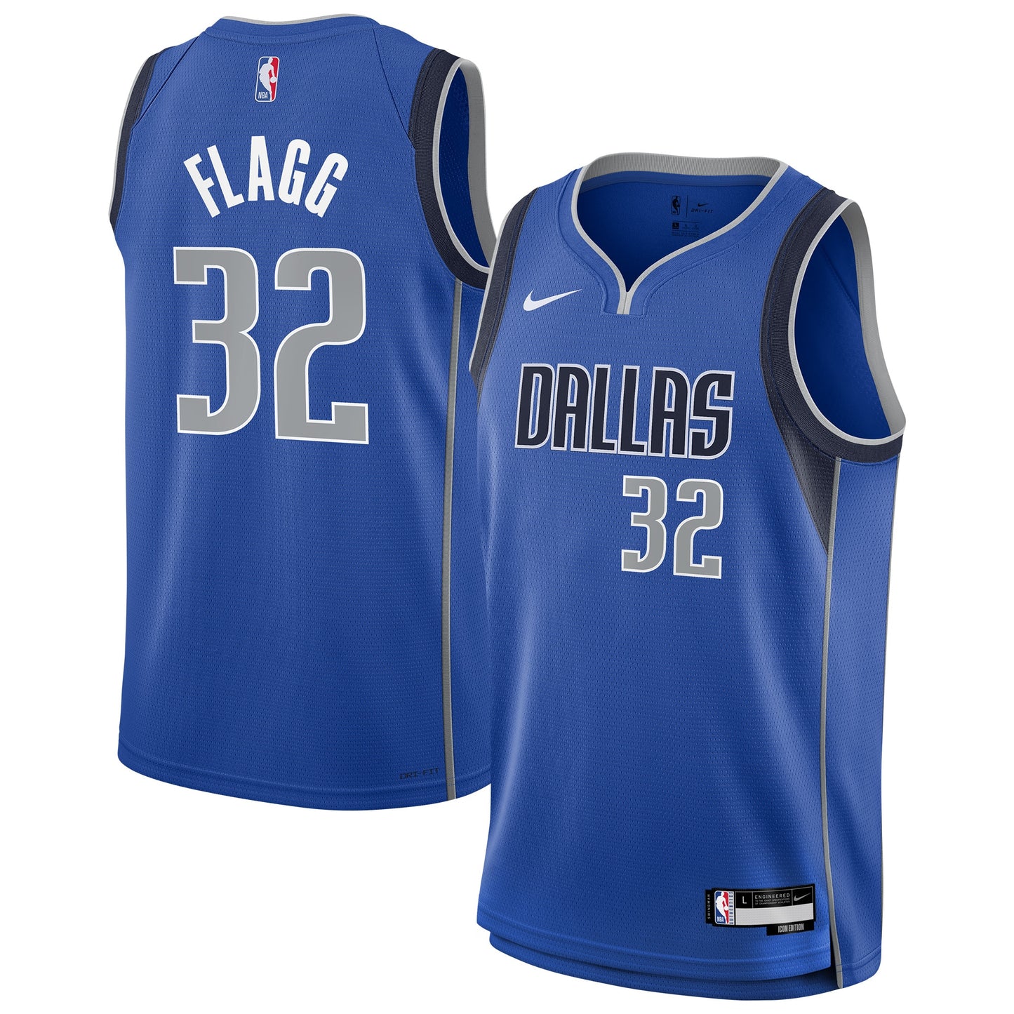 Youth Dallas Mavericks Cooper Flagg Nike Blue Swingman Jersey - Icon Edition