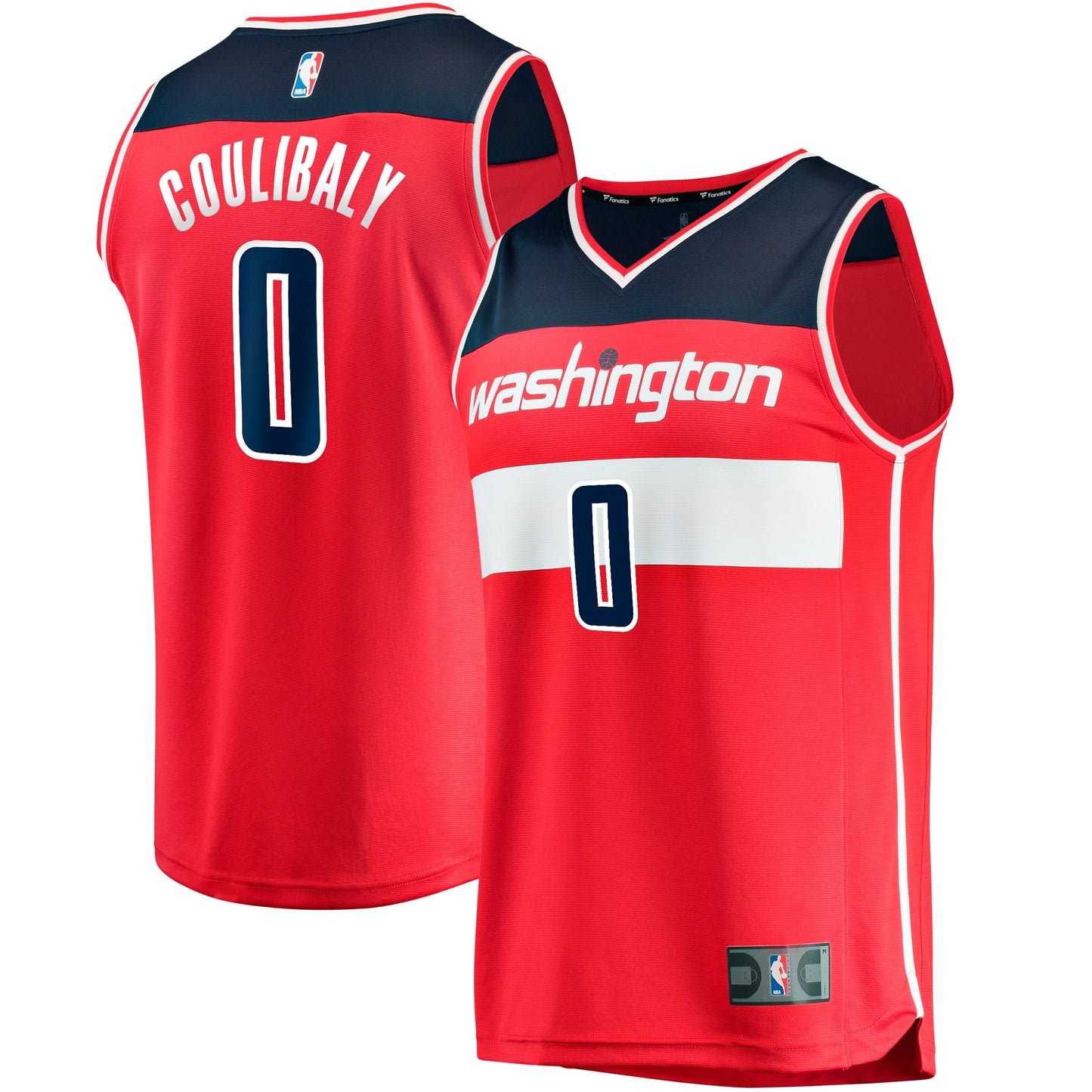 Men's Washington Wizards  Fanatics Red  Fast Break Replica Jersey - Icon Edition