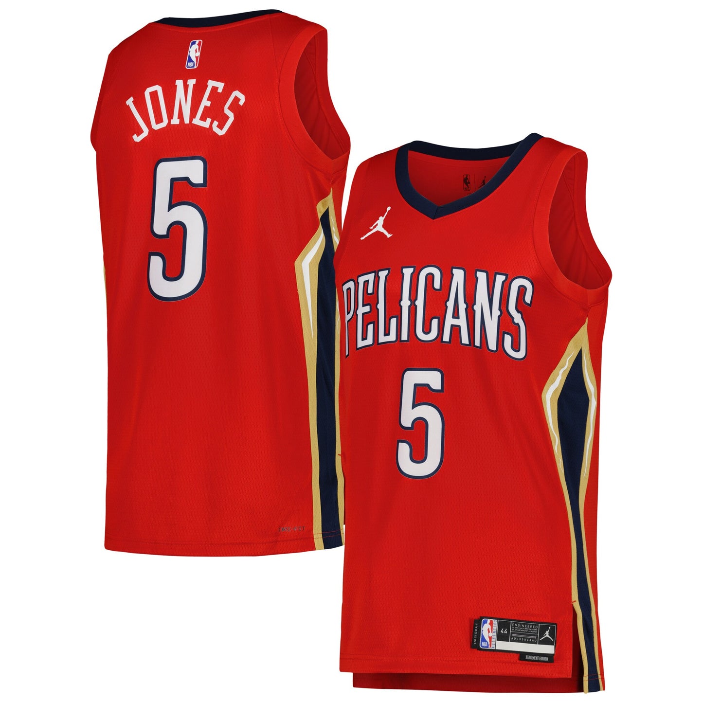 Unisex New Orleans Pelicans Herbert Jones Jordan Brand Red Swingman Jersey - Statement Edition