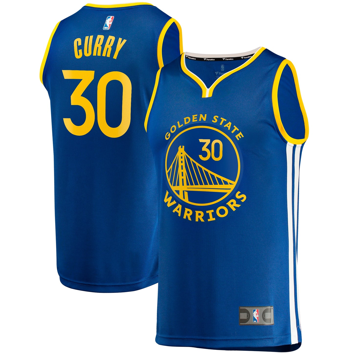 Youth Golden State Warriors Stephen Curry Fanatics Royal Fast Break Replica Jersey - Icon Edition
