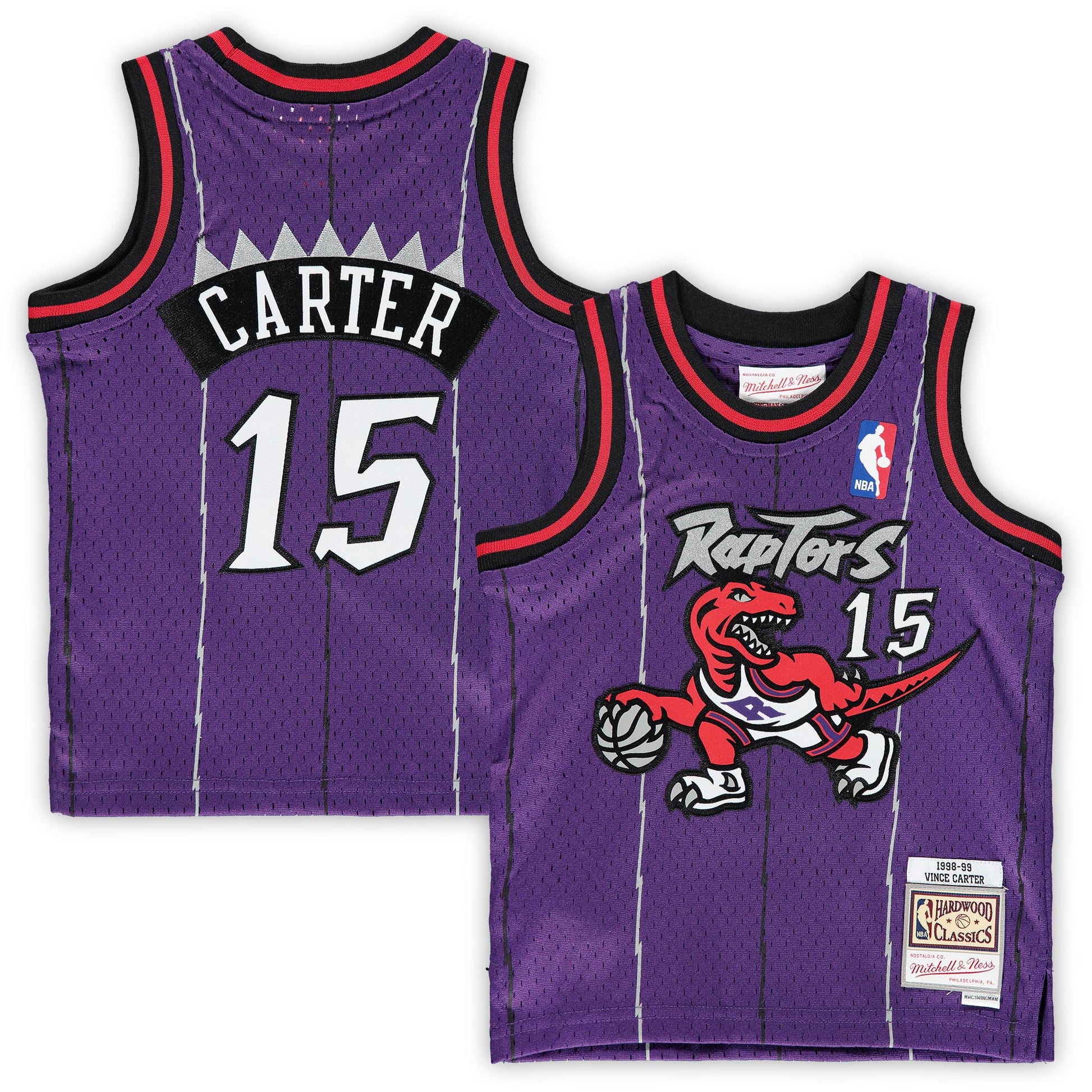 Infant Toronto Raptors Vince Carter Mitchell & Ness Purple 1998/99 Hardwood Classics Retired Player Jersey