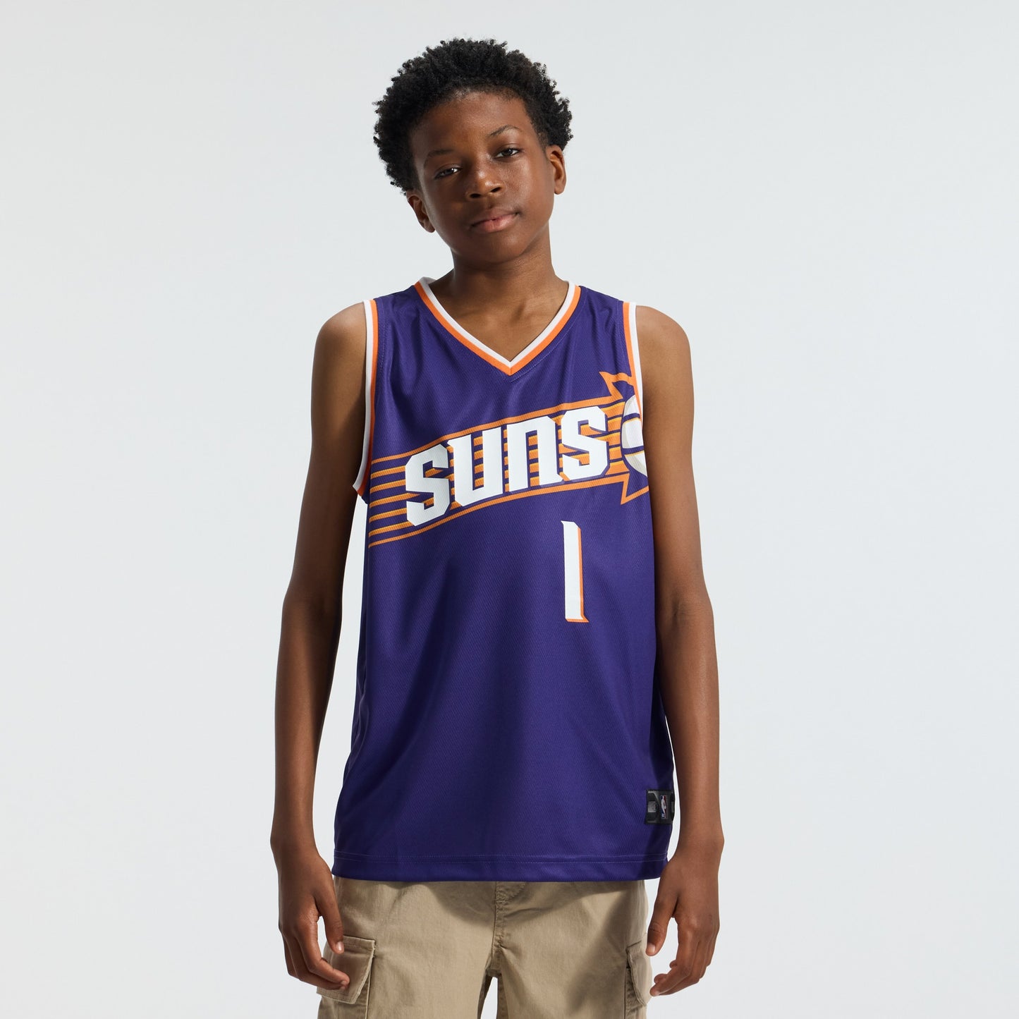Youth Phoenix Suns Devin Booker Fanatics Purple Fast Break Replica Player Jersey - Icon Edition