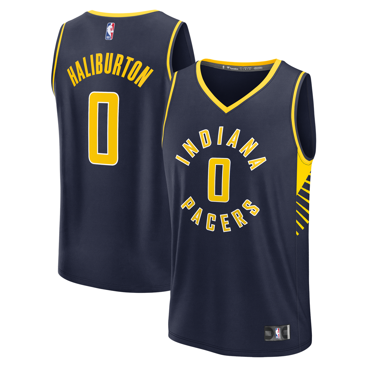 Youth Indiana Pacers Tyrese Haliburton Fanatics Navy Fast Break Replica Player Jersey