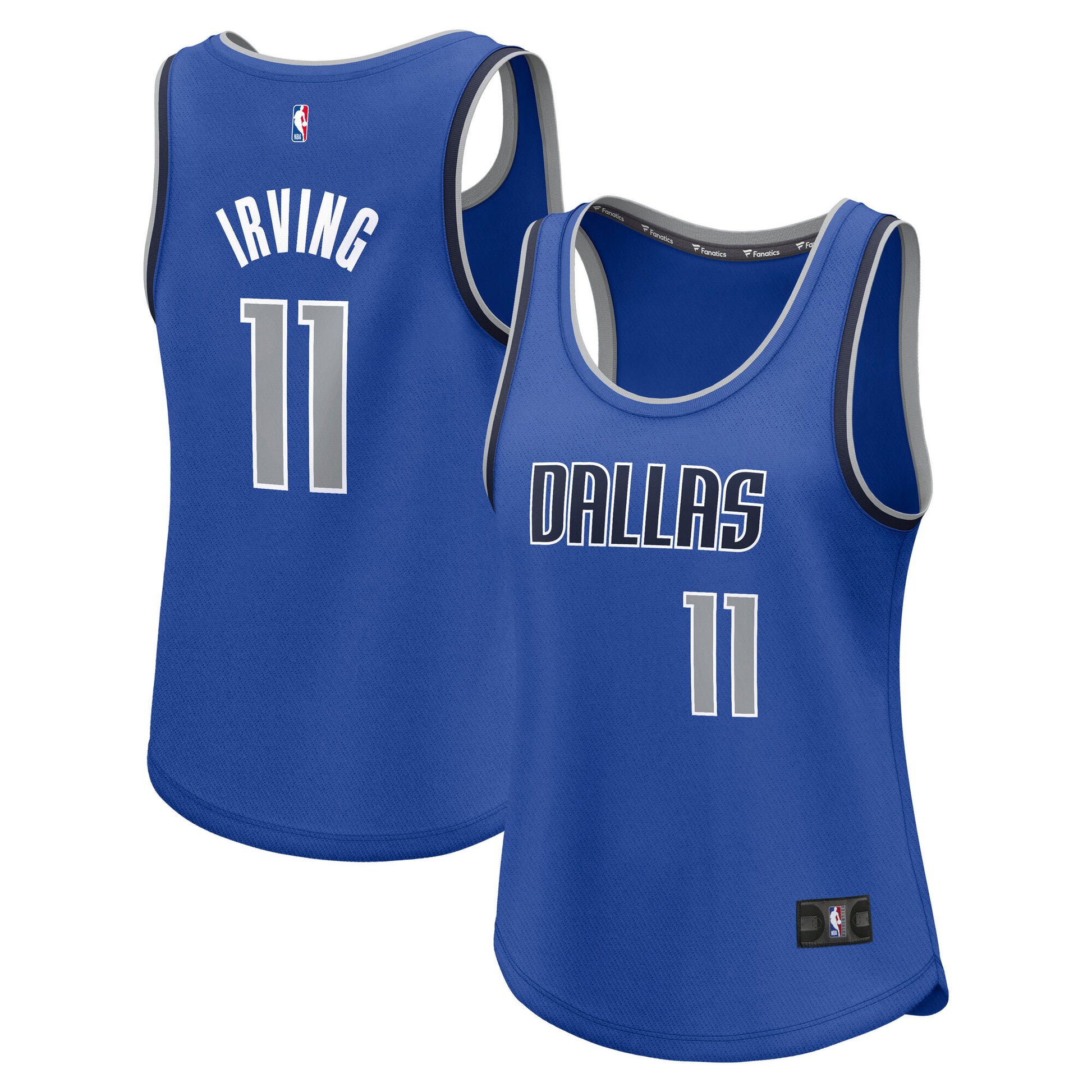Women's Dallas Mavericks Kyrie Irving Fanatics Blue Fast Break Player Jersey - Icon Edition